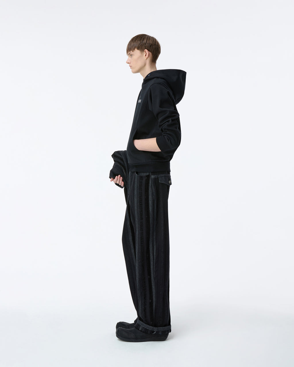 Ader Error - Post human Hoodie Product. 26 (Noir) product image 4 | TRAB K-Fashion Australia