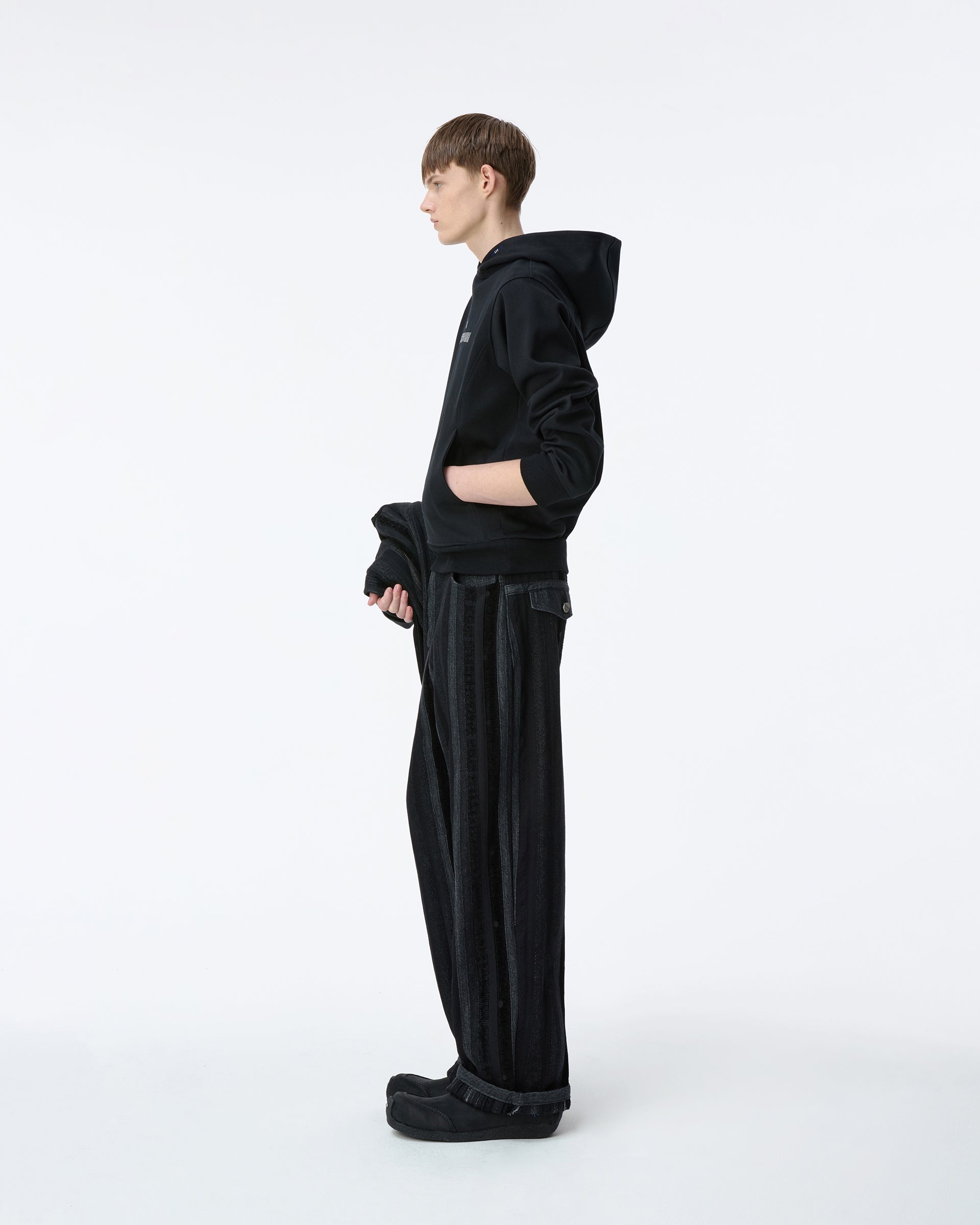 Ader Error - Post human Hoodie Product. 26 (Noir) product image 4 | TRAB K-Fashion Australia