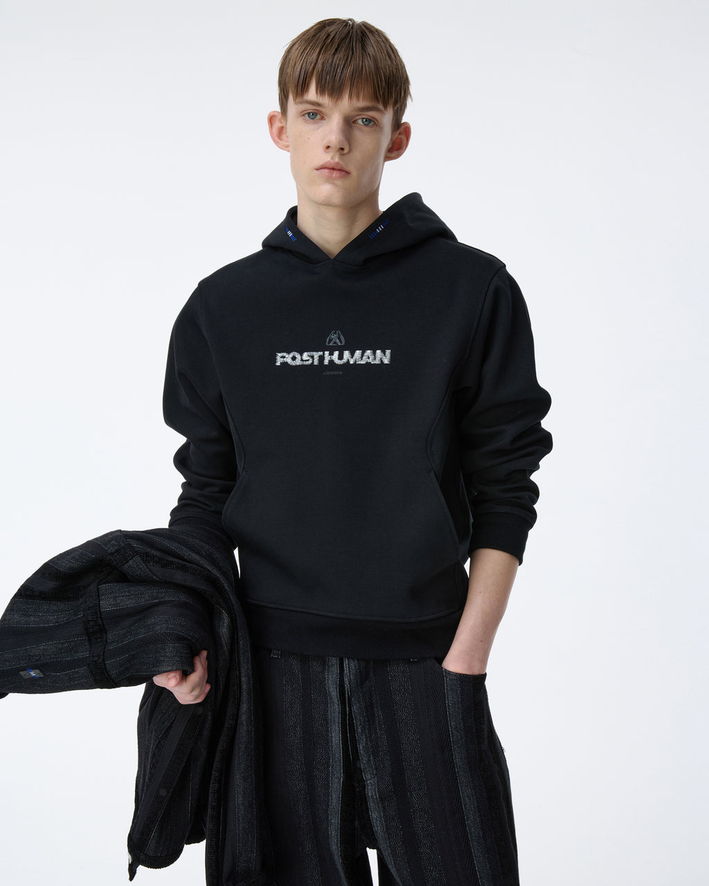 Ader Error - Post human Hoodie Product. 26 (Noir) product image 5 | TRAB K-Fashion Australia