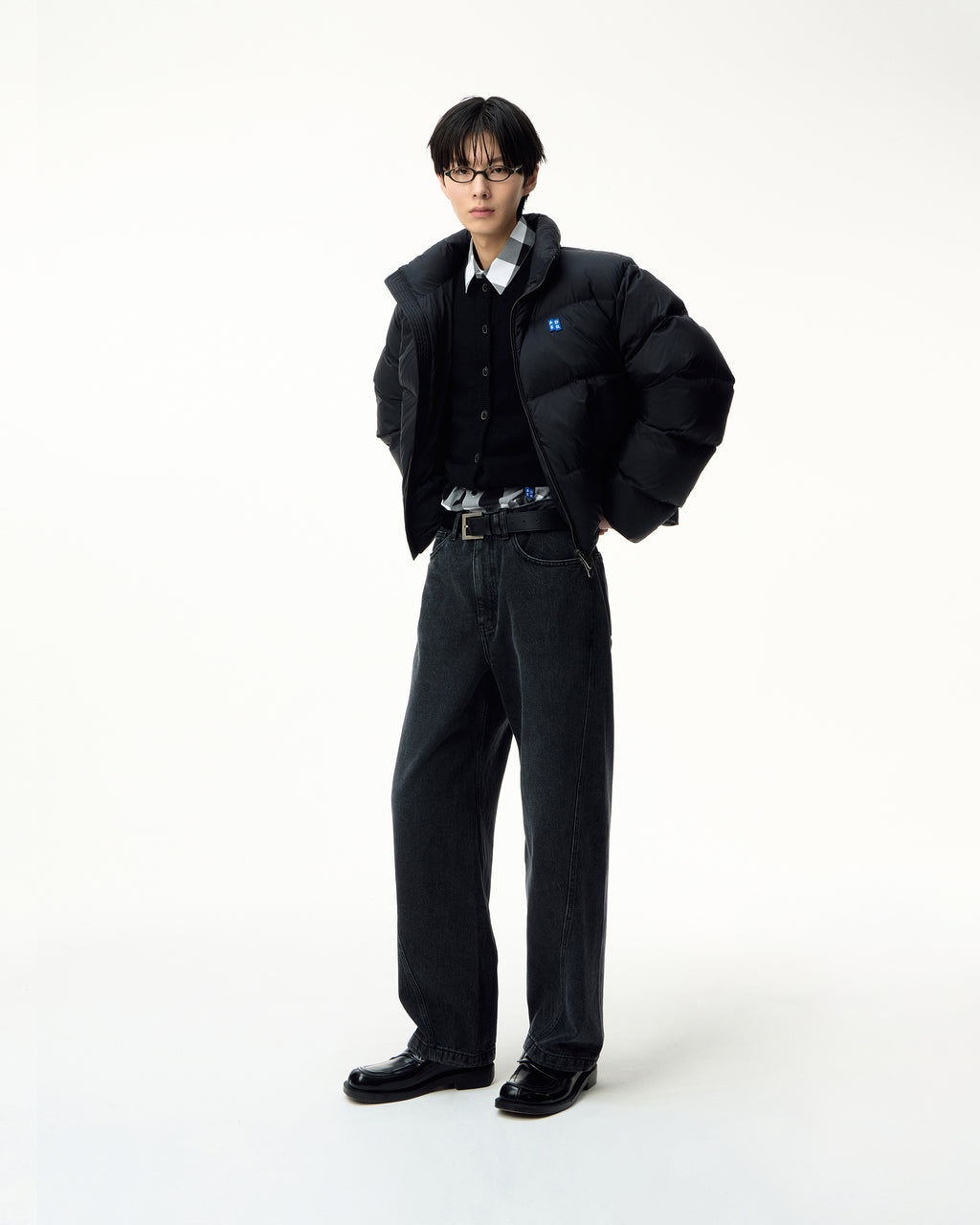 Ader Error - Sig; BL Tag puffer jacket 01 (Noir) product image 9 | TRAB K-Fashion Australia