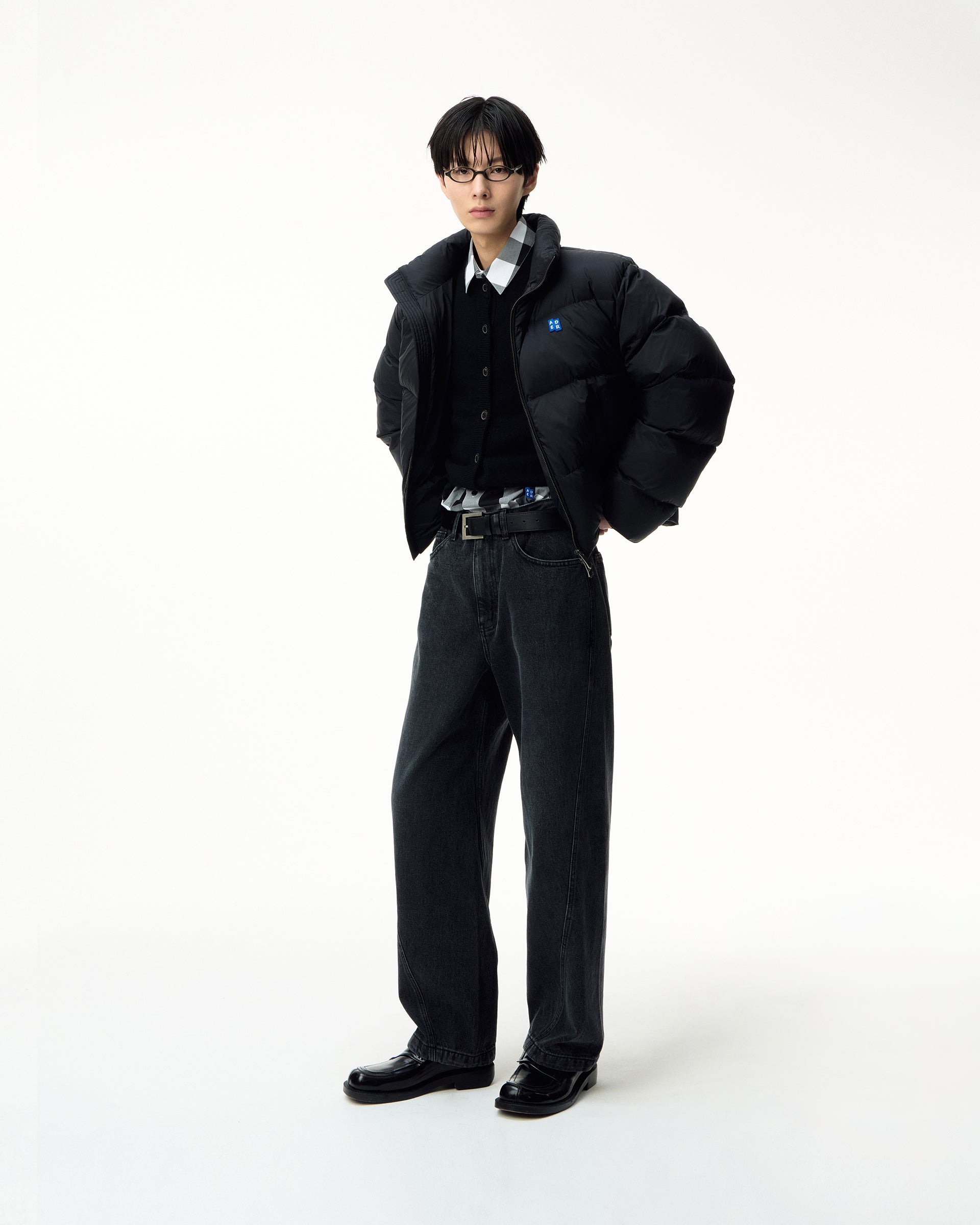 Ader Error - Sig; BL Tag puffer jacket 01 (Noir) product image 9 | TRAB K-Fashion Australia
