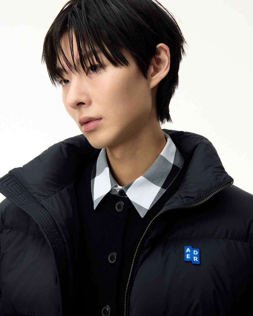Ader Error - Sig; BL Tag puffer jacket 01 (Noir) product image 12 | TRAB K-Fashion Australia