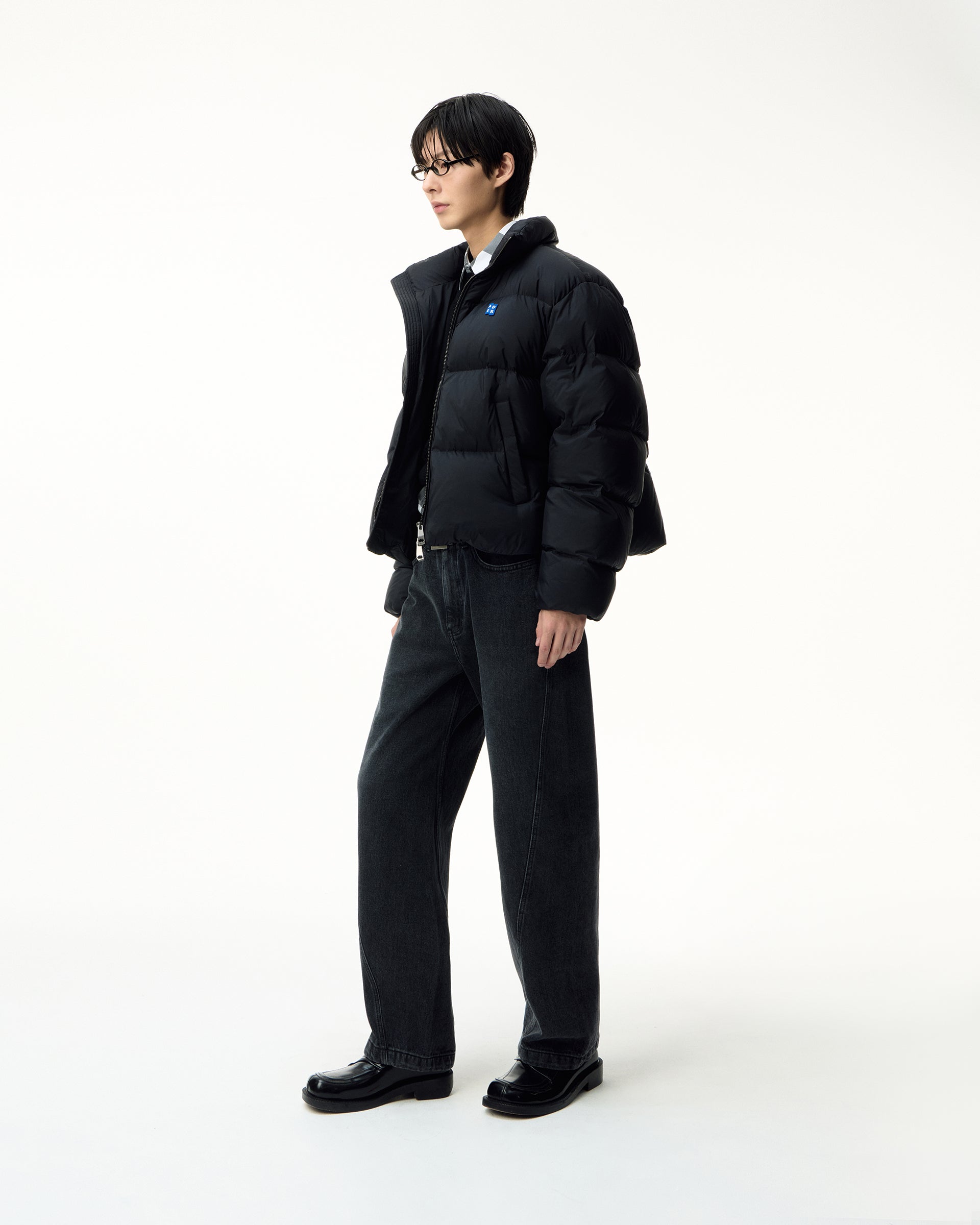 Ader Error - Sig; BL Tag puffer jacket 01 (Noir) product image 13 | TRAB K-Fashion Australia
