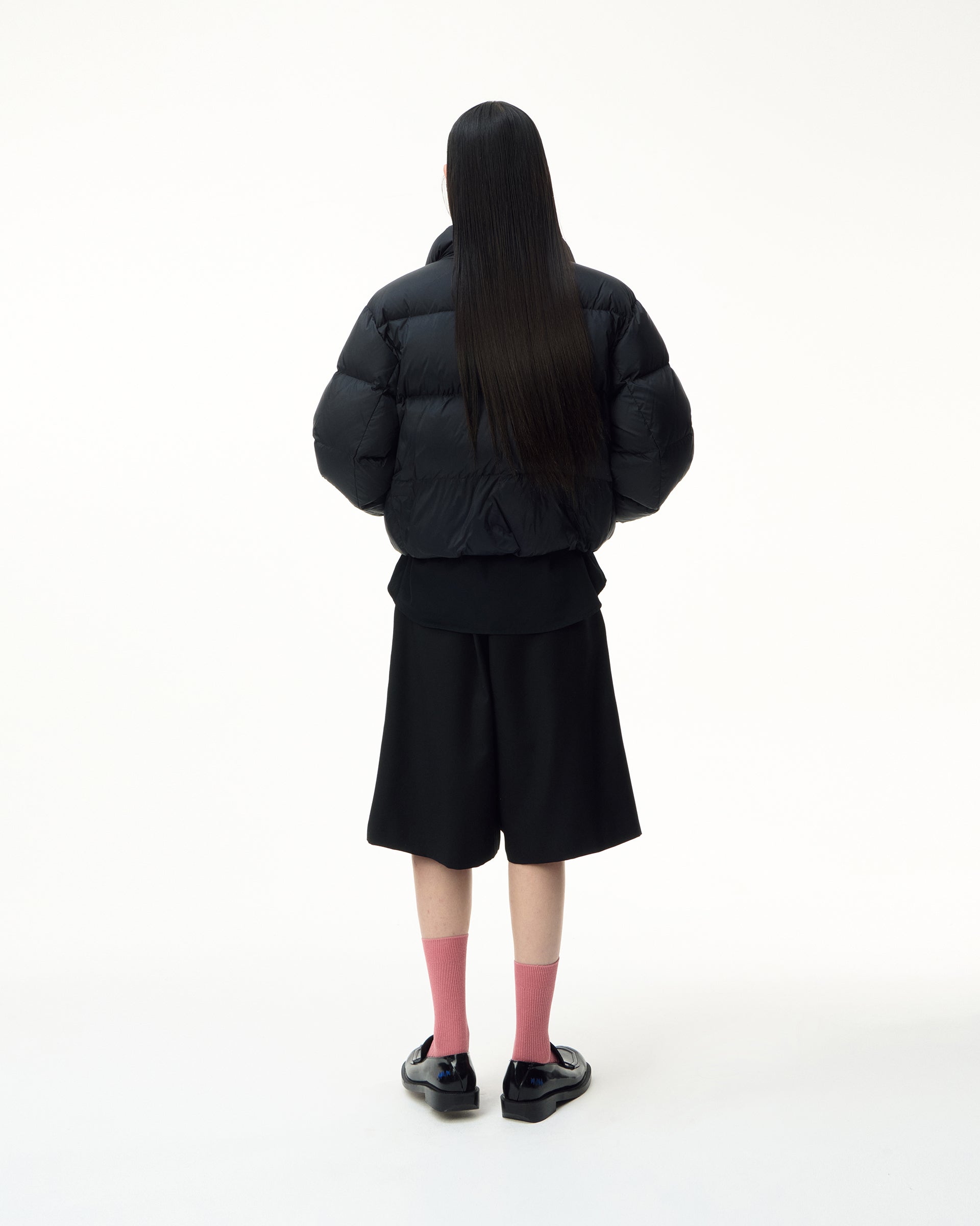 Ader Error - Sig; BL Tag puffer jacket 01 (Noir) product image 2 | TRAB K-Fashion Australia