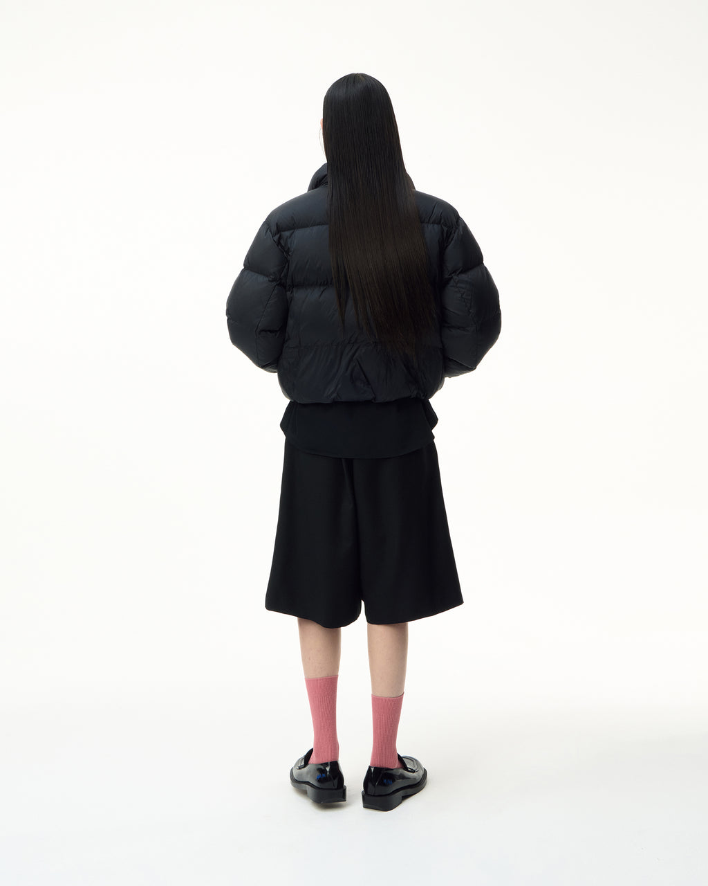 Ader Error - Sig; BL Tag puffer jacket 01 (Noir) product image 8 | TRAB K-Fashion Australia