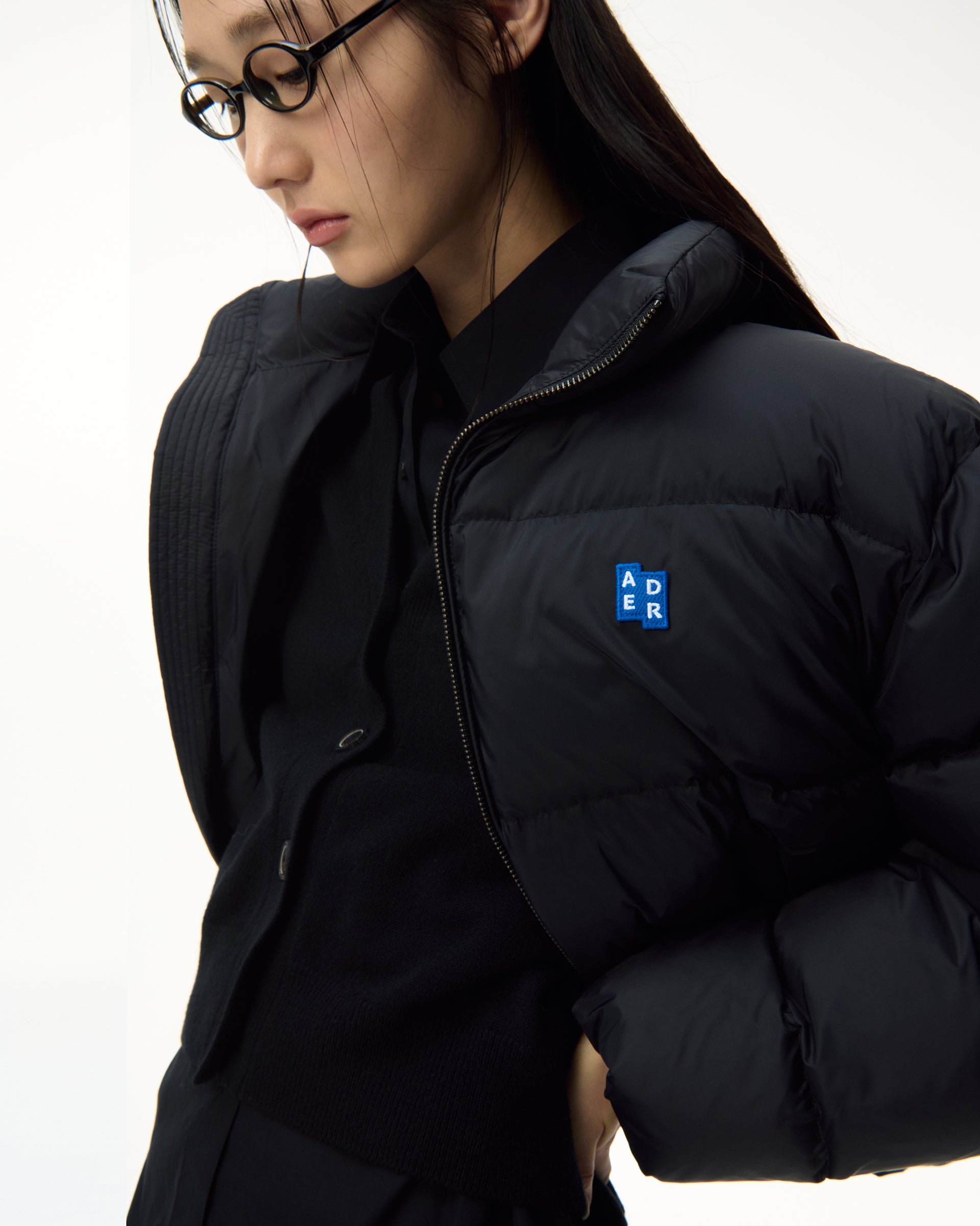 Ader Error - Sig; BL Tag puffer jacket 01 (Noir) product image 3 | TRAB K-Fashion Australia