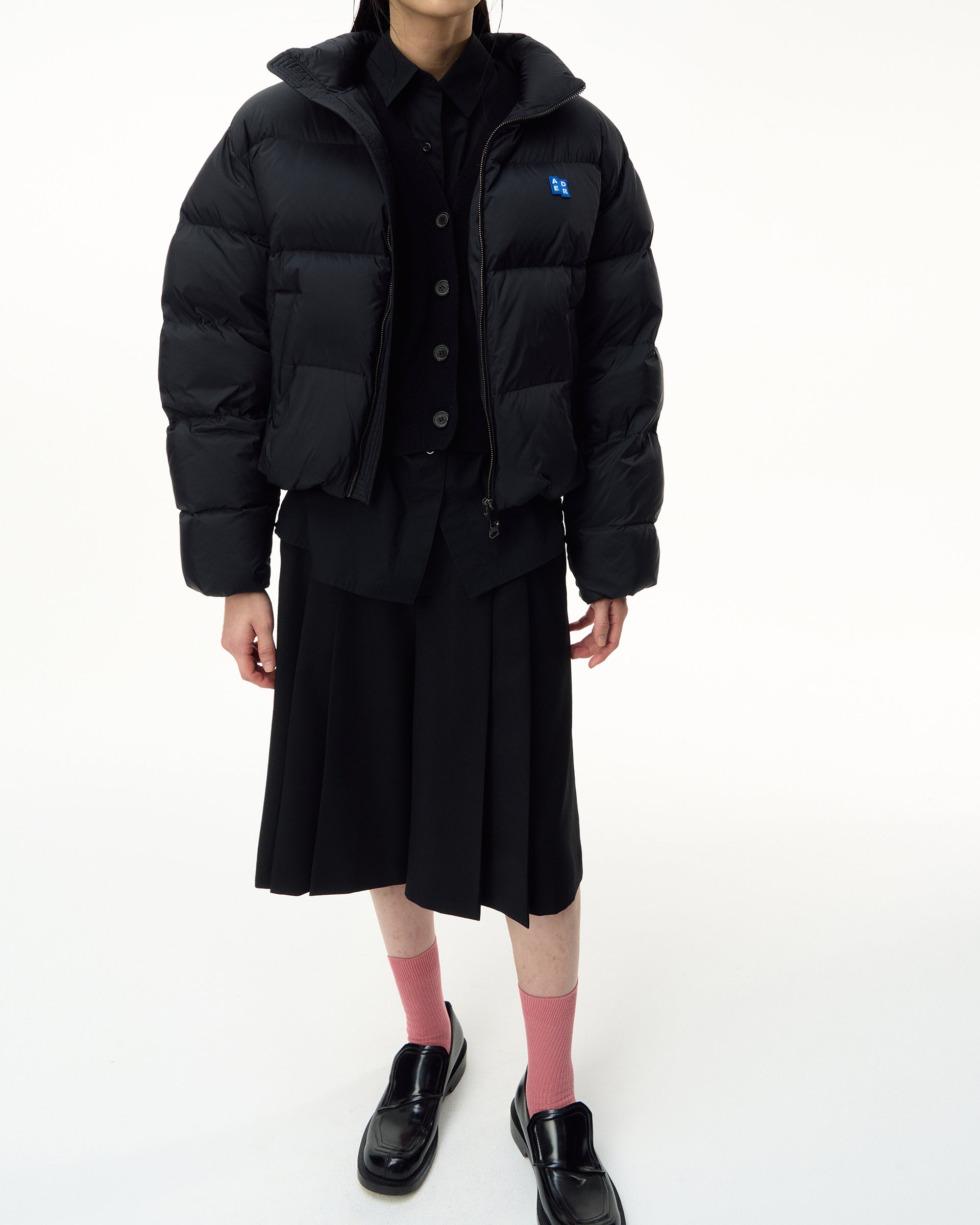 Ader Error - Sig; BL Tag puffer jacket 01 (Noir) product image 4 | TRAB K-Fashion Australia