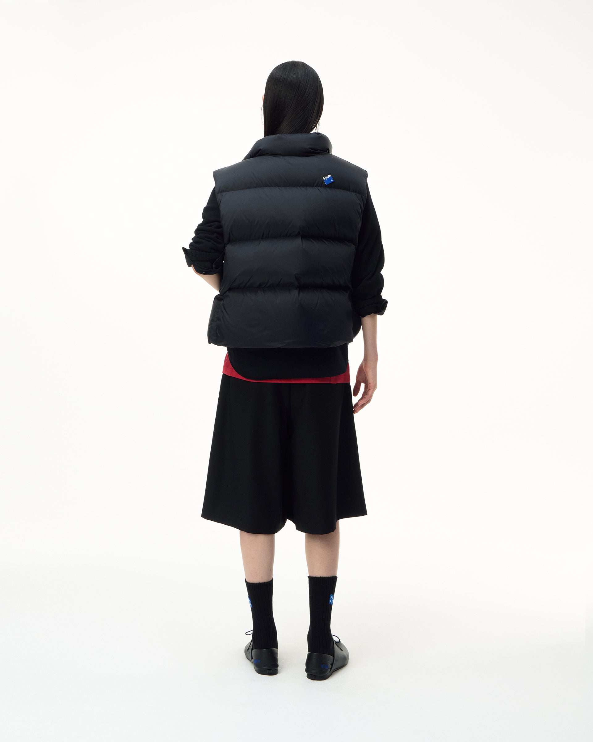 Ader Error - Sig; BL Tag puffer vest 01 (Noir) product image 2 | TRAB K-Fashion Australia