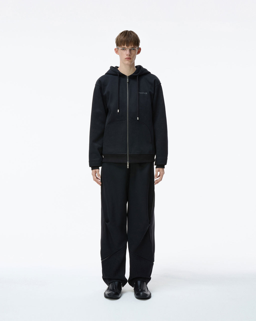 Ader Error - Titan Hoodie zip-up Product. 30 (Noir) product image 2 | TRAB K-Fashion Australia