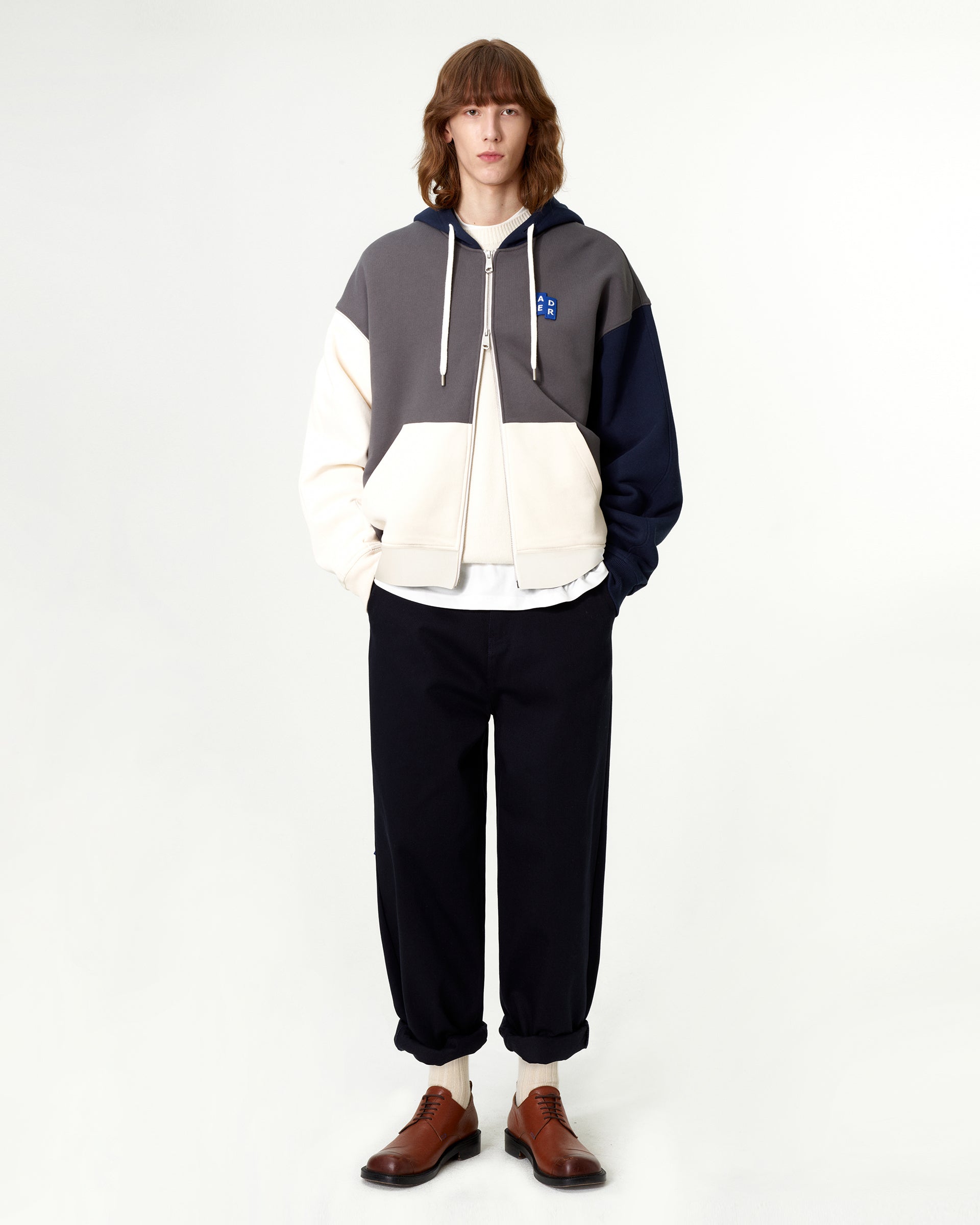 Ader Error - Sig; BL Tag hoodie zip-up 02 (Charcoal) product image 13 | TRAB K-Fashion Australia