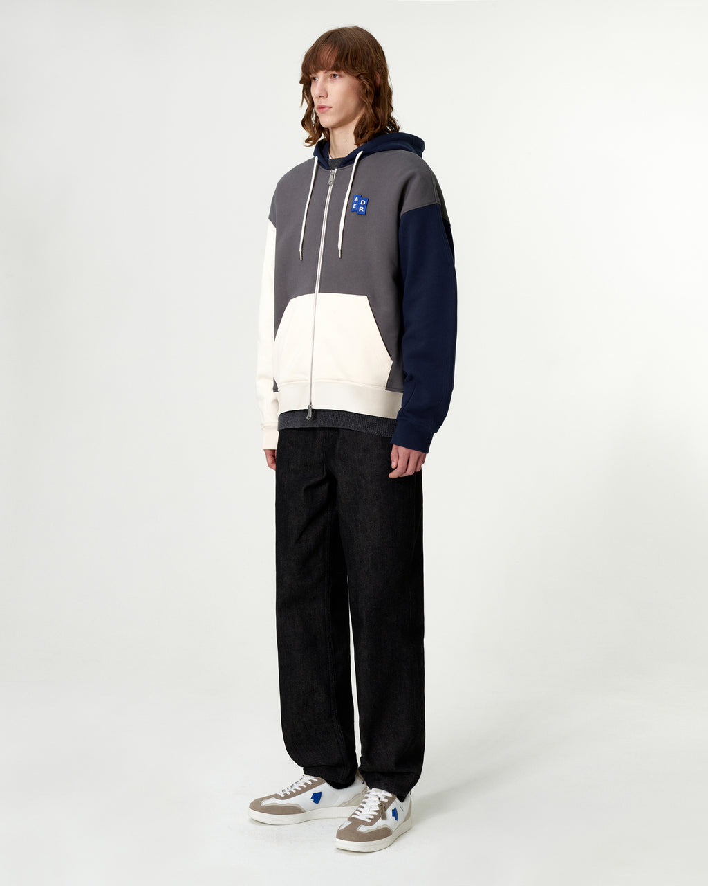 Ader Error - Sig; BL Tag hoodie zip-up 02 (Charcoal) product image 15 | TRAB K-Fashion Australia