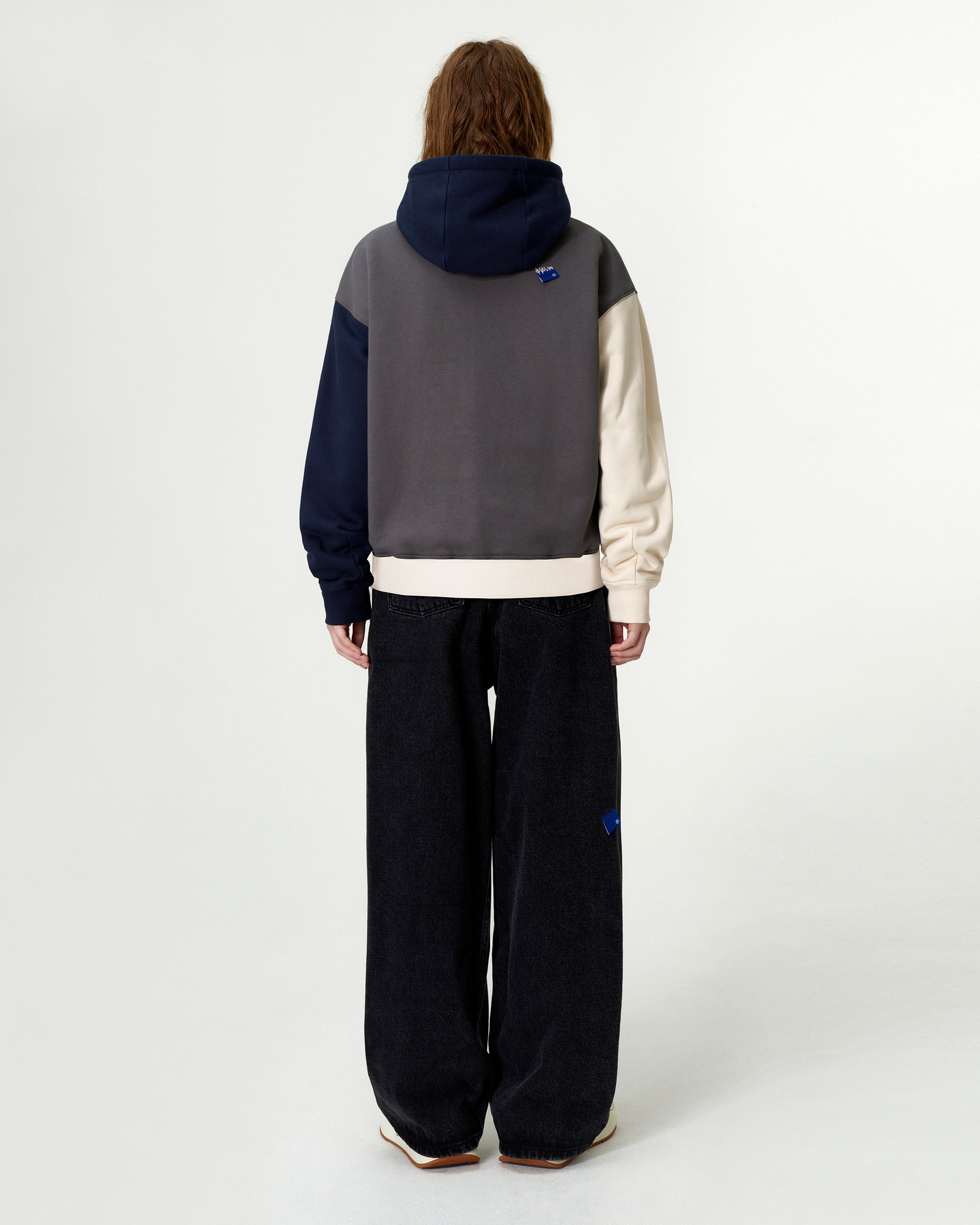 Ader Error - Sig; BL Tag hoodie zip-up 02 (Charcoal) product image 4 | TRAB K-Fashion Australia