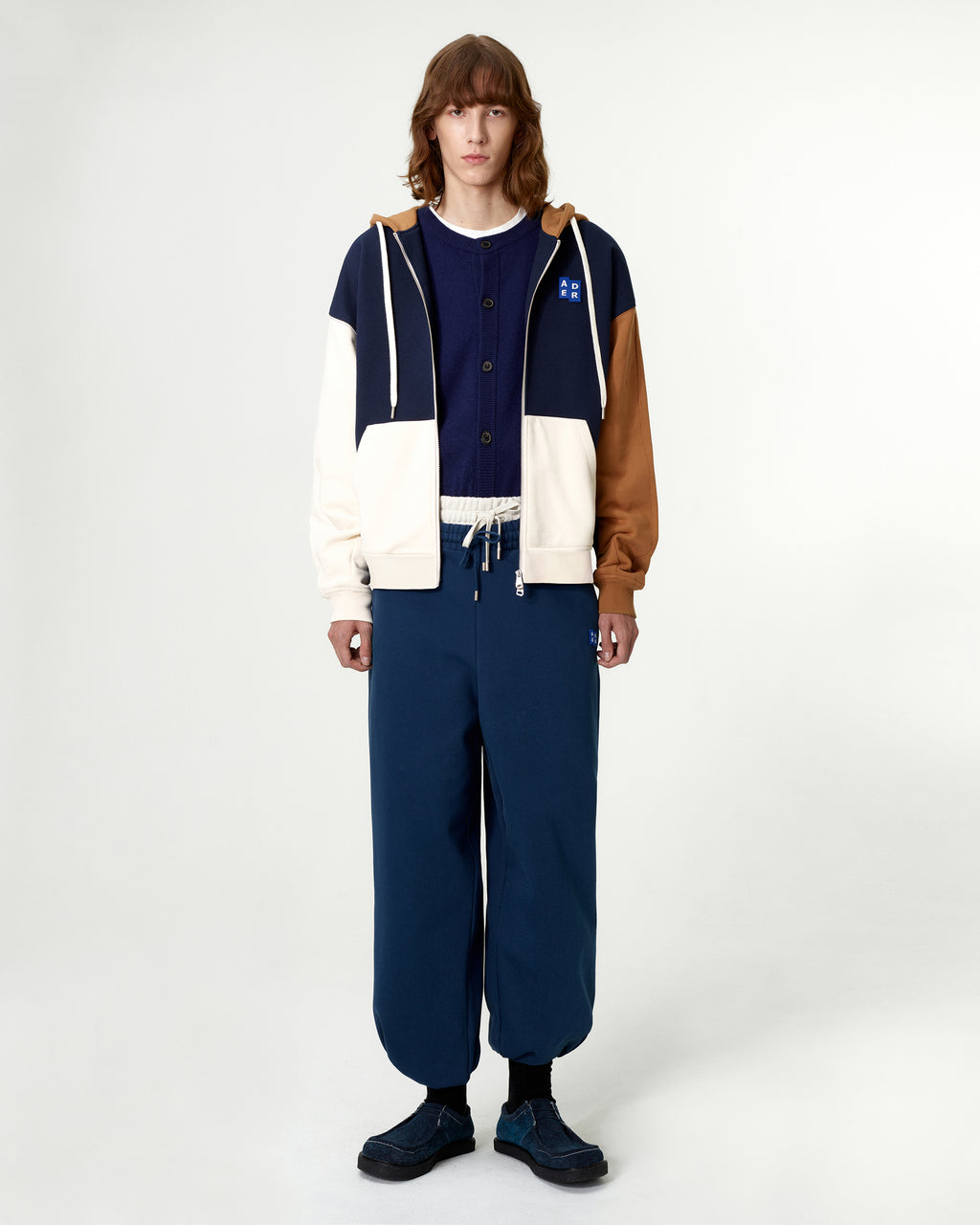 Ader Error - Sig; BL Tag hoodie zip-up 02 (Dark Navy) product image 13 | TRAB K-Fashion Australia