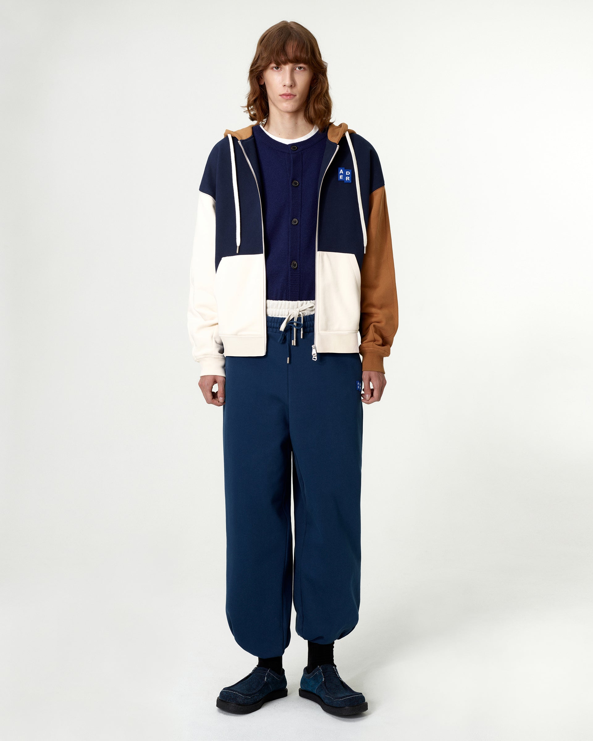 Ader Error - Sig; BL Tag hoodie zip-up 02 (Dark Navy) product image 13 | TRAB K-Fashion Australia