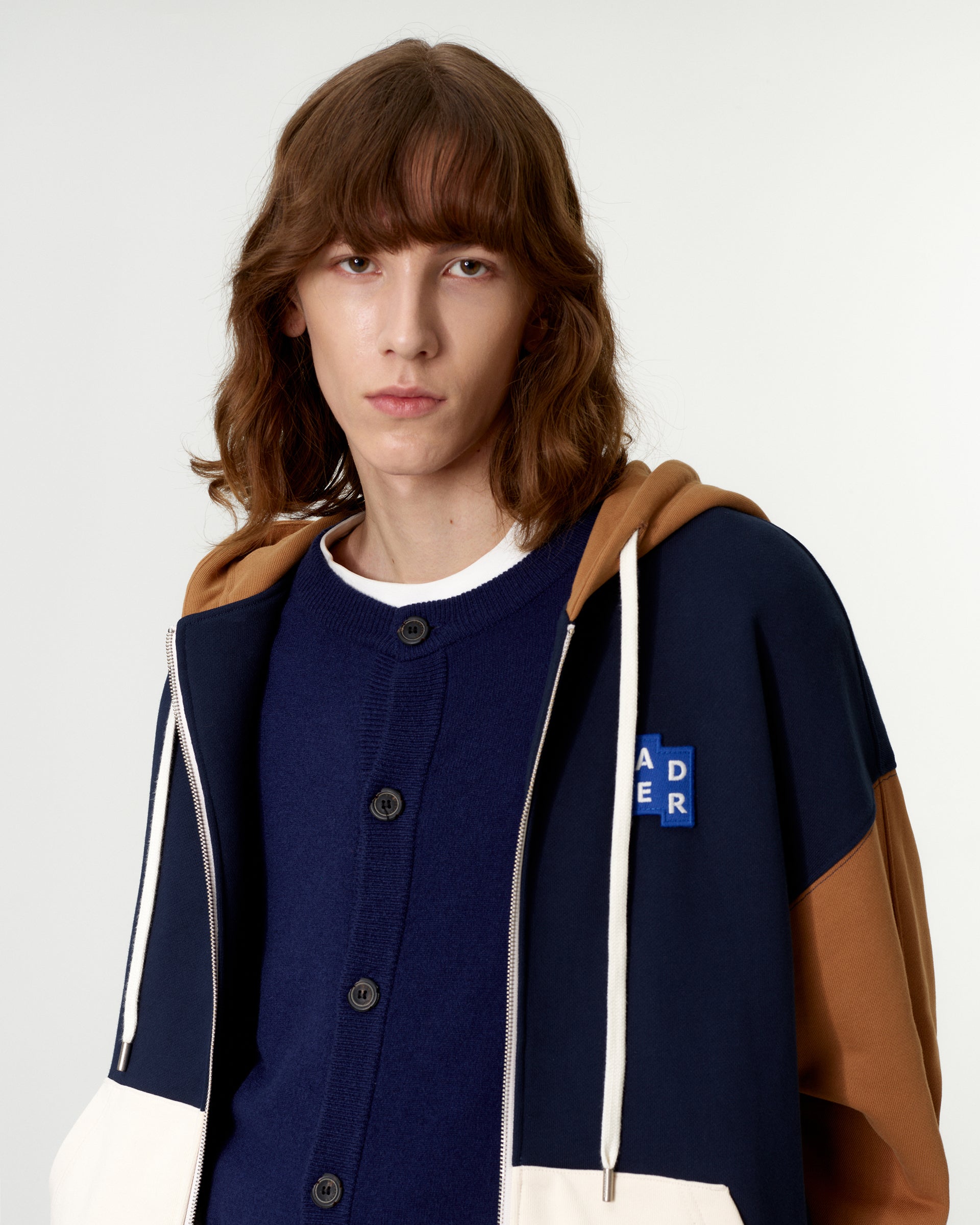 Ader Error - Sig; BL Tag hoodie zip-up 02 (Dark Navy) product image 14 | TRAB K-Fashion Australia