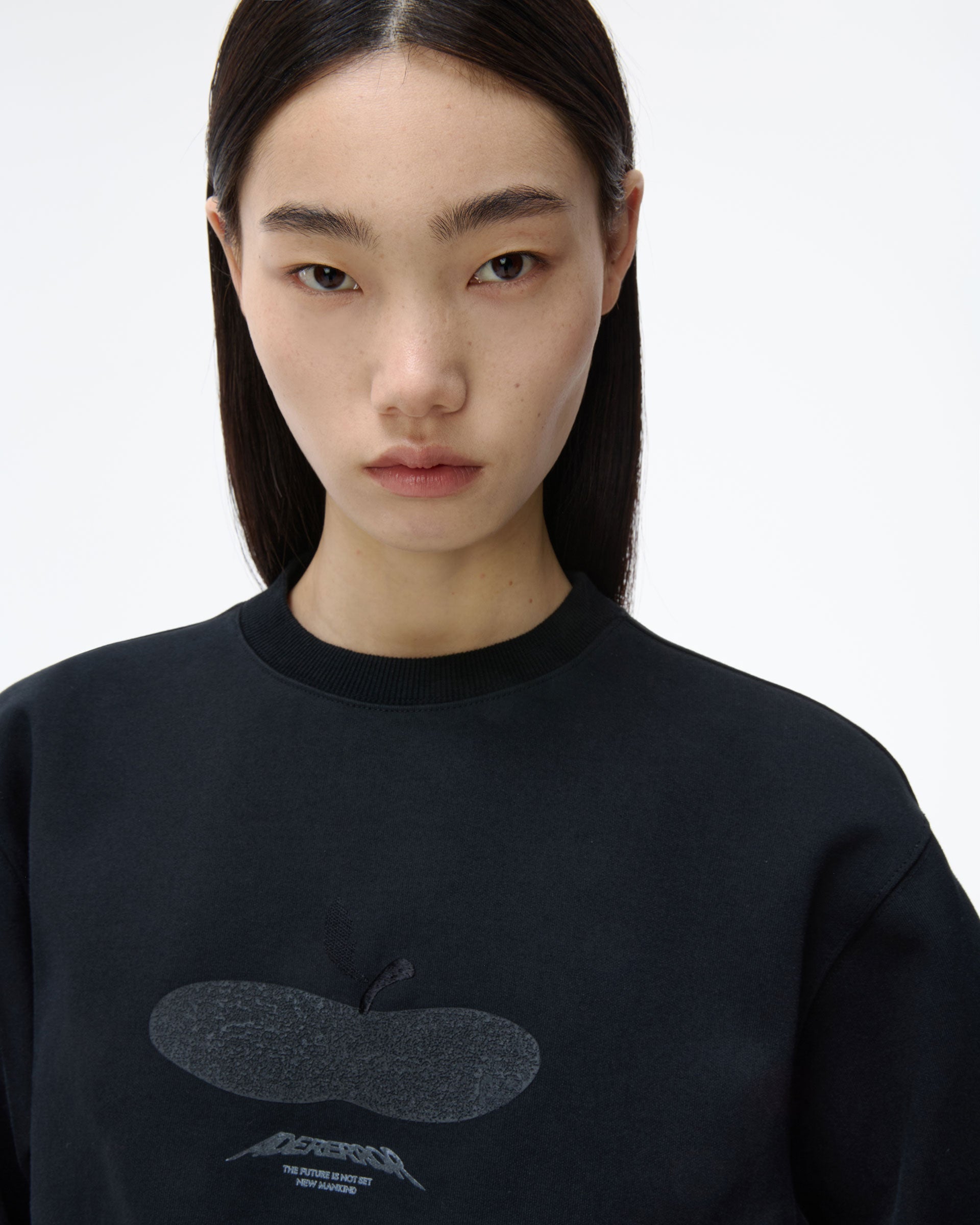 Ader Error - Press Apple Sweatshirt Product. 41 (Noir) product image 2 | TRAB K-Fashion Australia