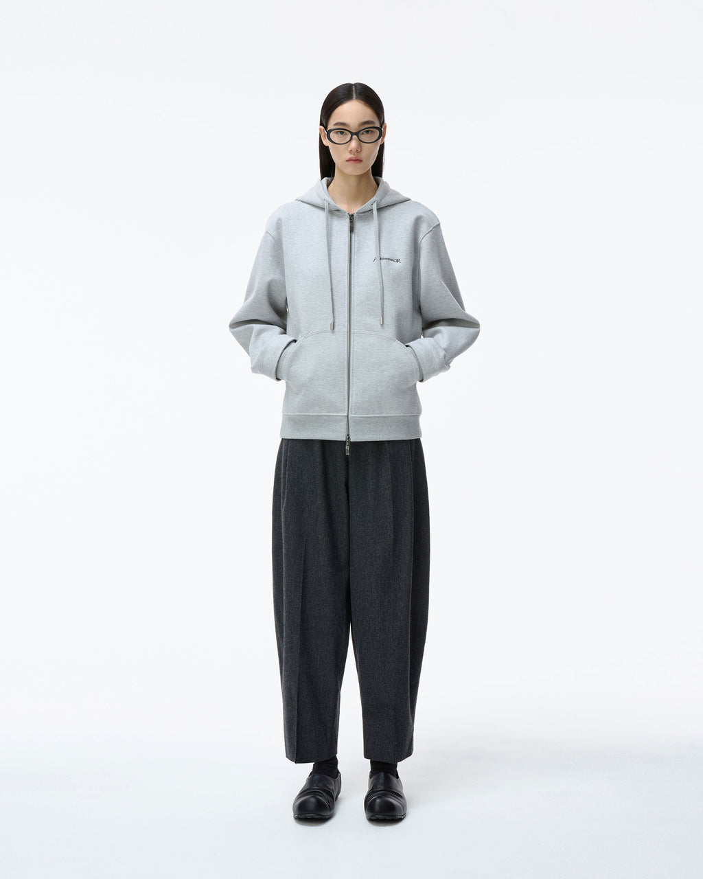 Ader Error - Titan Hoodie zip-up Product. 30 (Grey) product image 1 | TRAB K-Fashion Australia