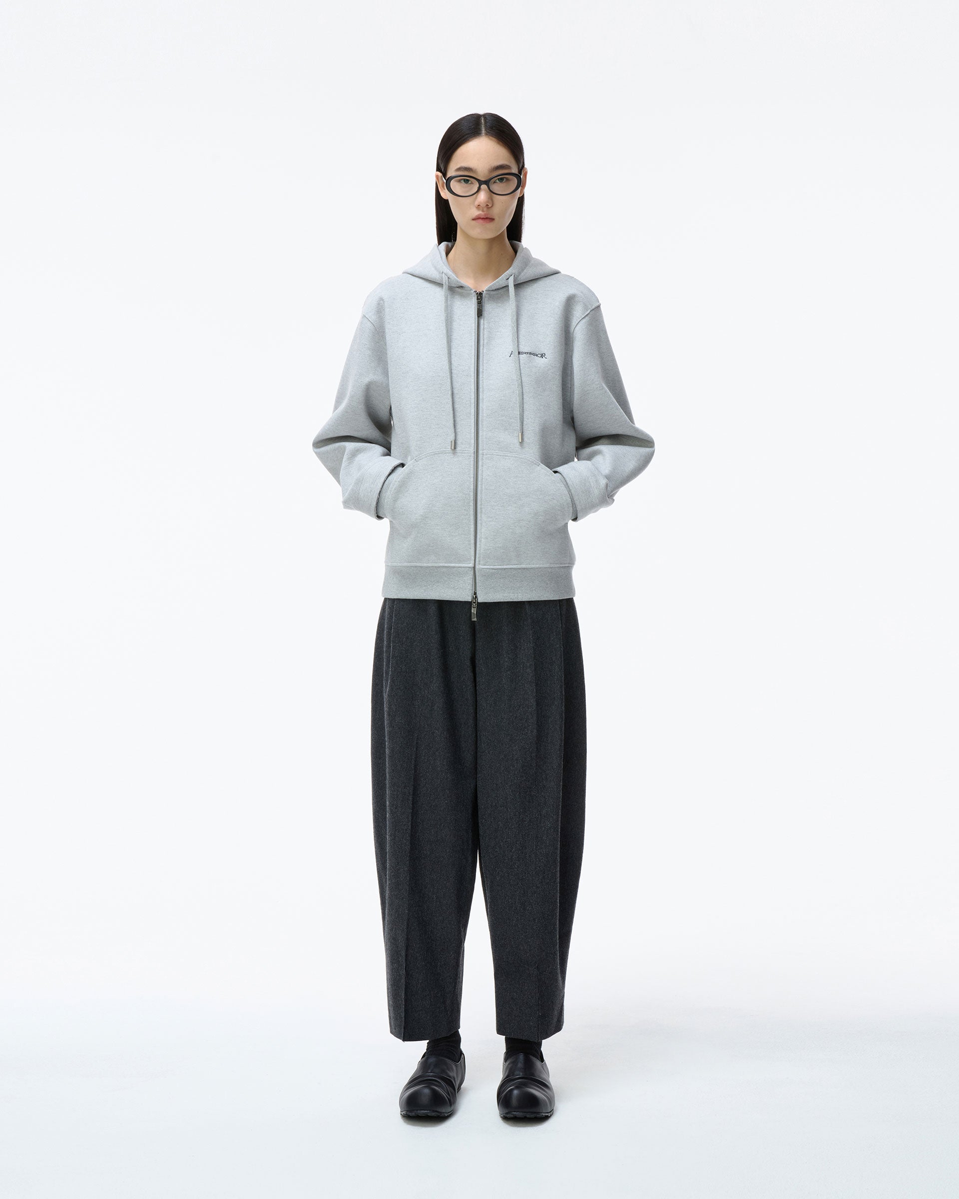 Ader Error - Titan Hoodie zip-up Product. 30 (Grey) product image 1 | TRAB K-Fashion Australia