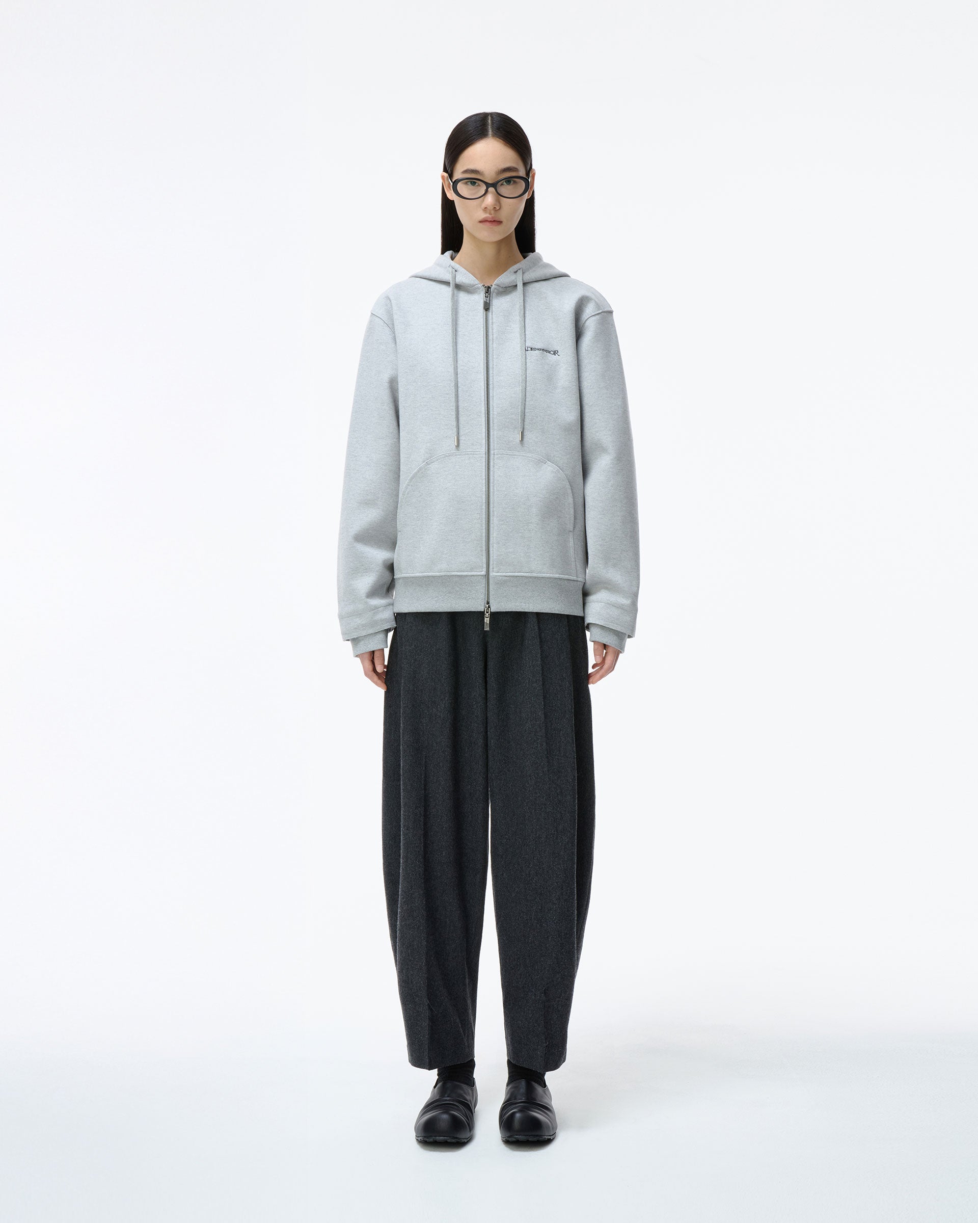 Ader Error - Titan Hoodie zip-up Product. 30 (Grey) product image 2 | TRAB K-Fashion Australia