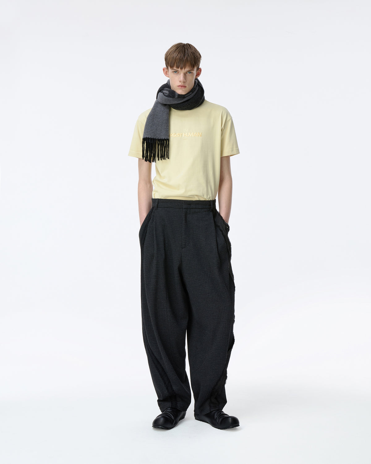Ader Error - Post human T-shirt Product. 48 (Yellow) product image 1 | TRAB K-Fashion Australia