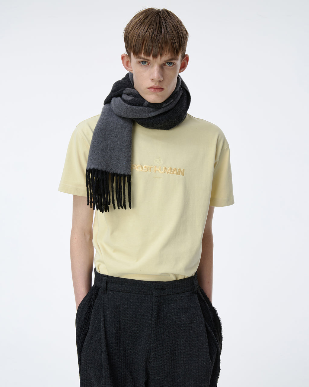Ader Error - Post human T-shirt Product. 48 (Yellow) product image 5 | TRAB K-Fashion Australia