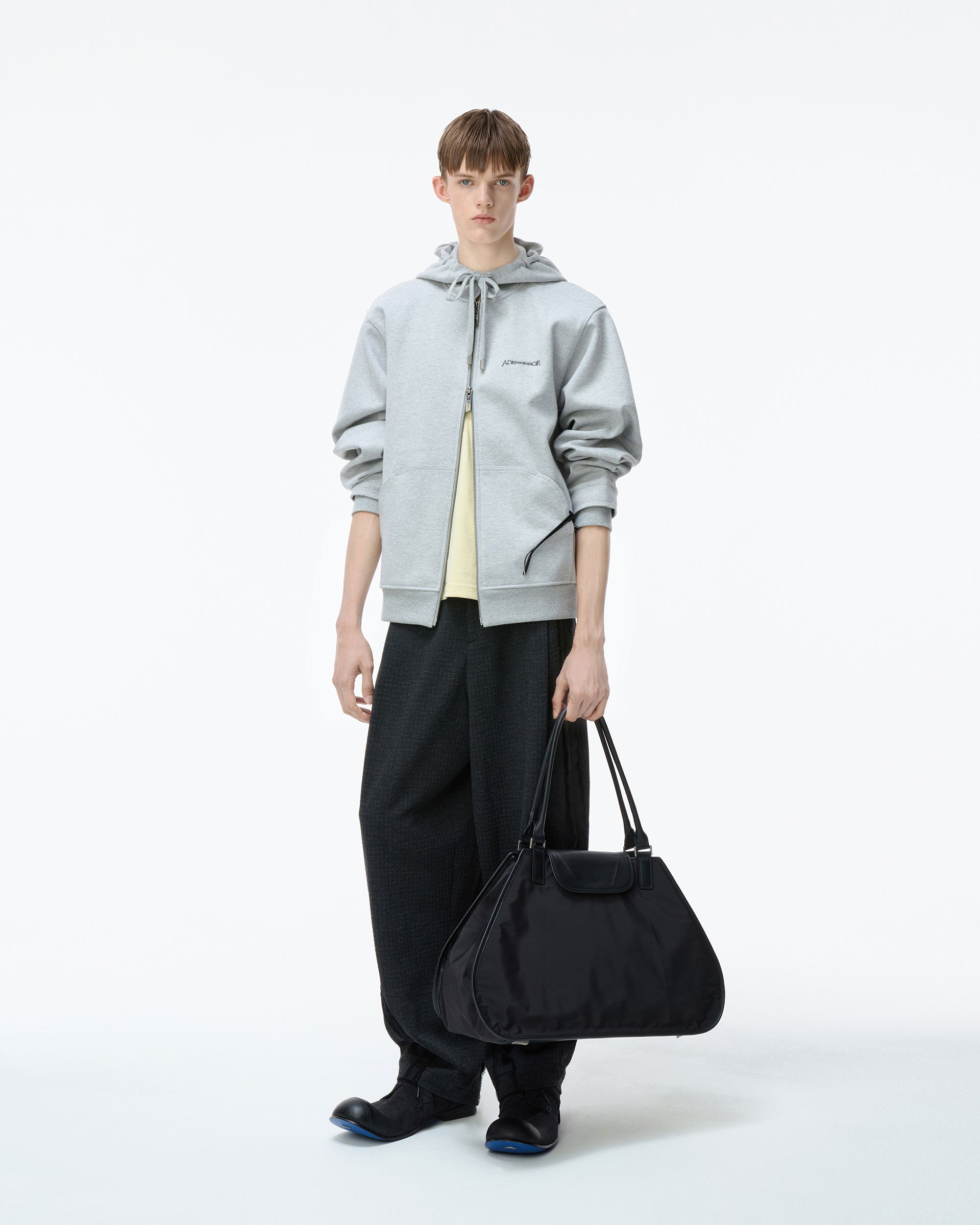 Ader Error - Titan Hoodie zip-up Product. 30 (Grey) product image 11 | TRAB K-Fashion Australia