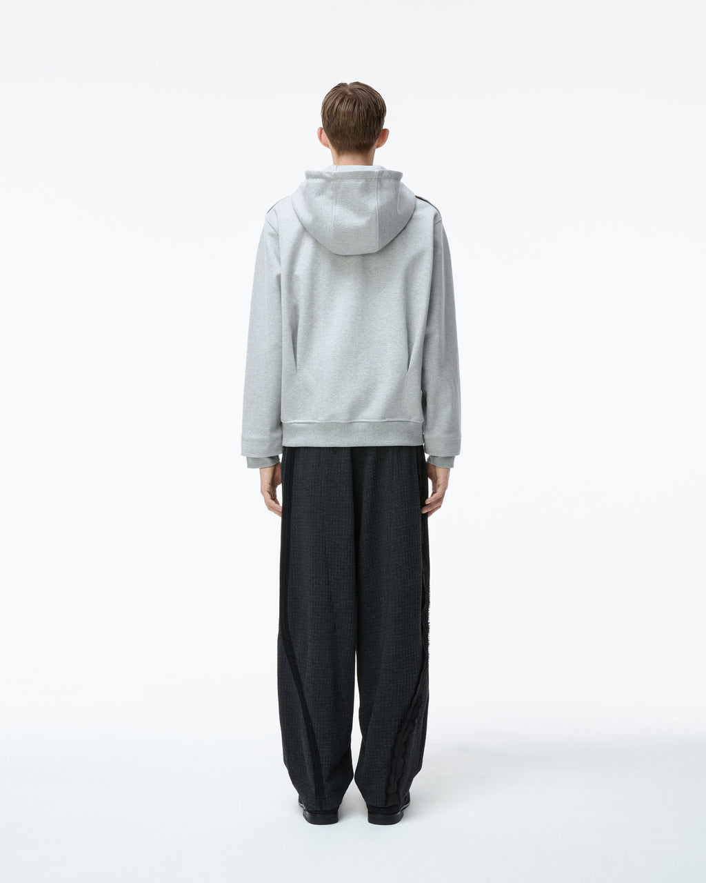 Ader Error - Titan Hoodie zip-up Product. 30 (Grey) product image 3 | TRAB K-Fashion Australia