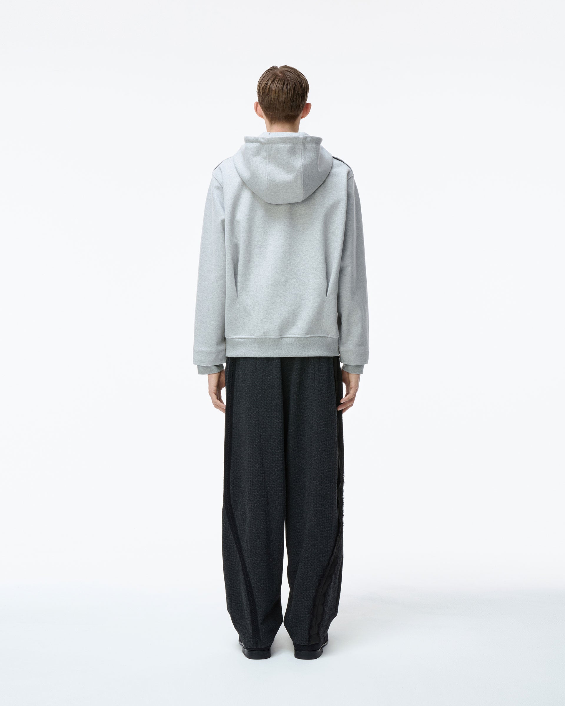 Ader Error - Titan Hoodie zip-up Product. 30 (Grey) product image 3 | TRAB K-Fashion Australia
