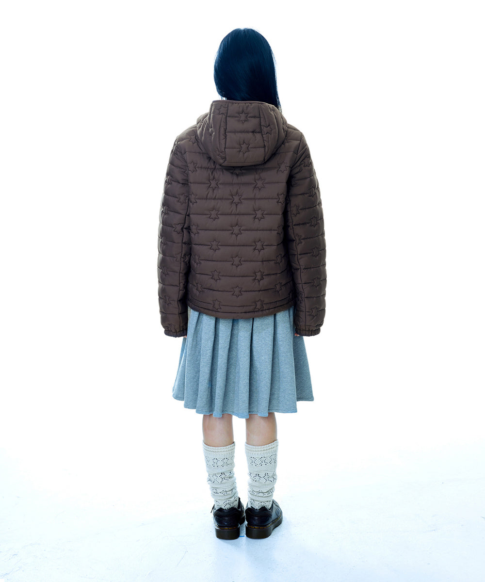 Coyseio - Fluffy Light Padded Jacket (Brown) product image 12 | TRAB K-Fashion Australia