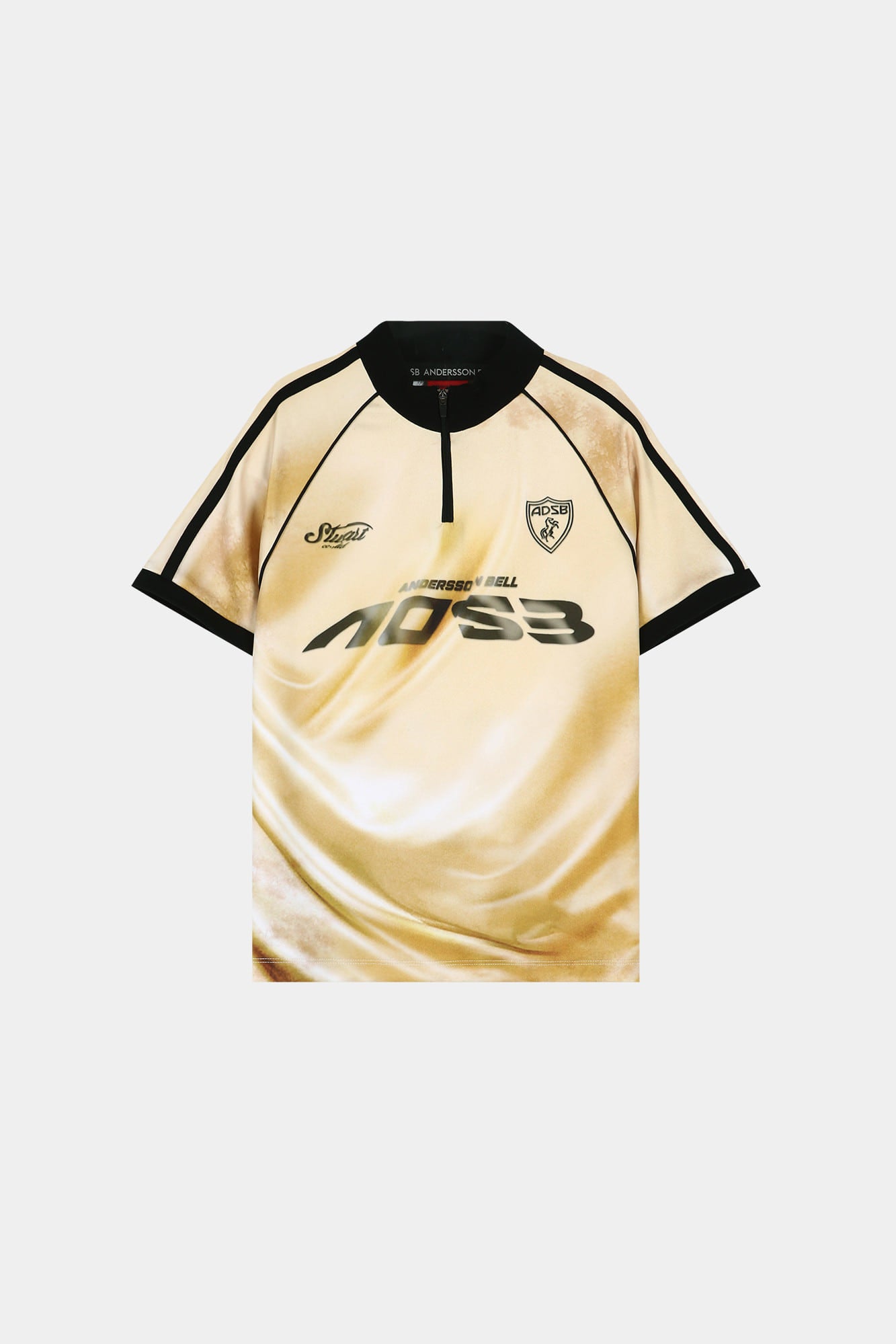 Andersson Bell - Printed Football Zip-Up Top (Gold) product image 8 | TRAB K-Fashion Australia