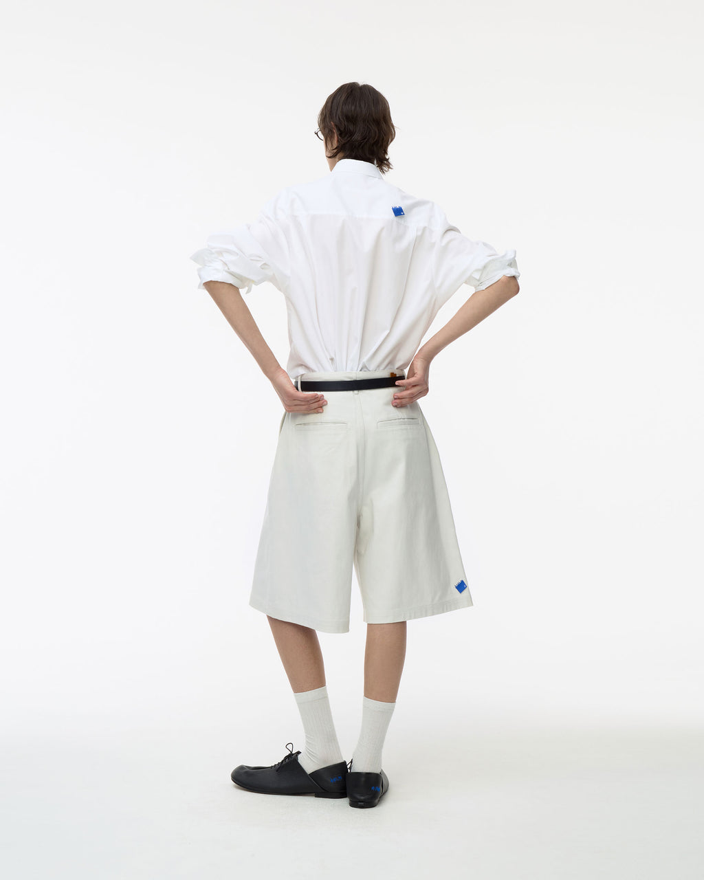 Ader Error - Sig; BL Tag shirt 01 (White) product image 14 | TRAB K-Fashion Australia