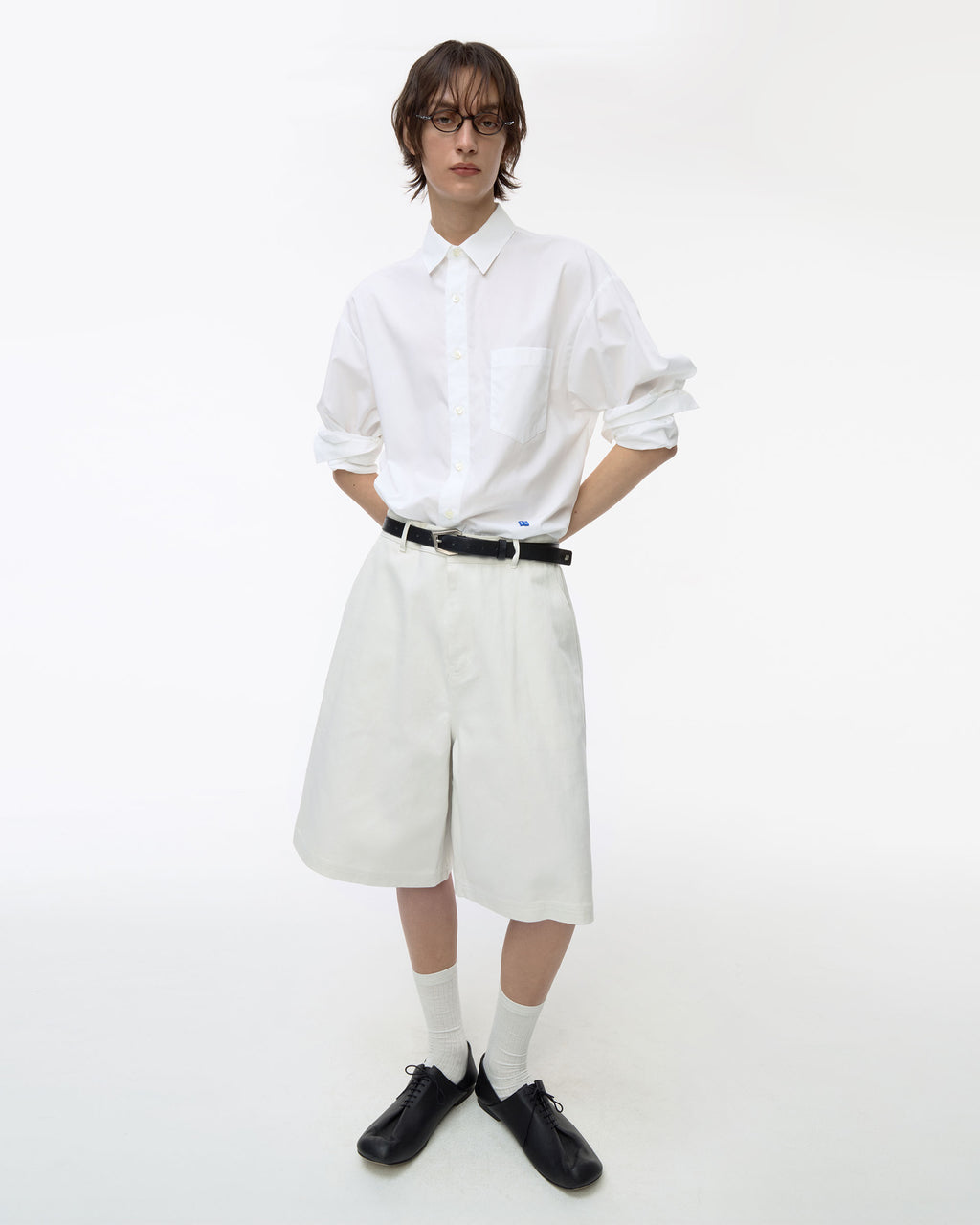 Ader Error - Sig; BL Tag shirt 01 (White) product image 16 | TRAB K-Fashion Australia