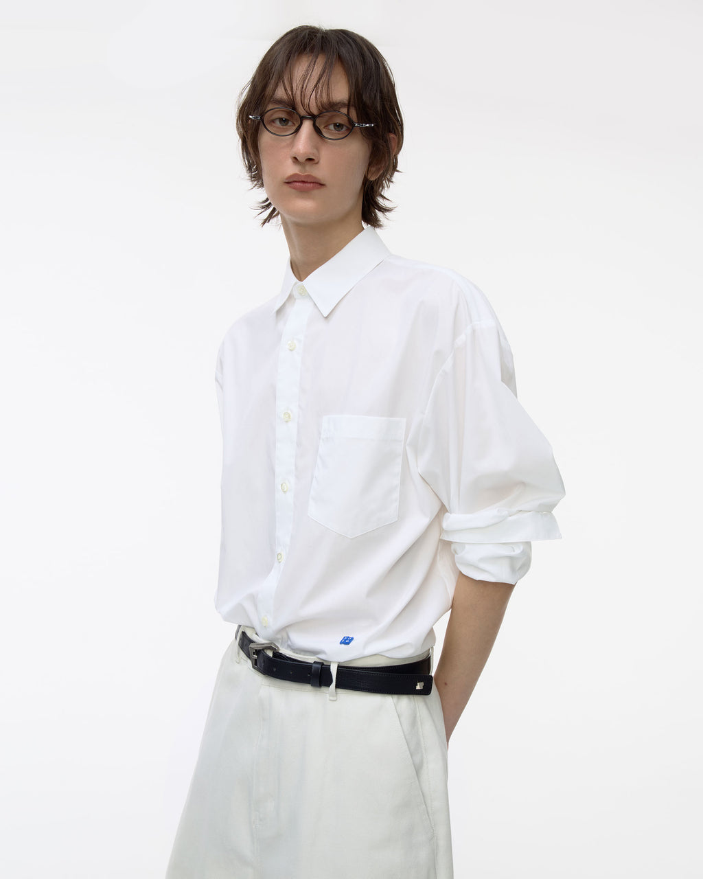 Ader Error - Sig; BL Tag shirt 01 (White) product image 17 | TRAB K-Fashion Australia