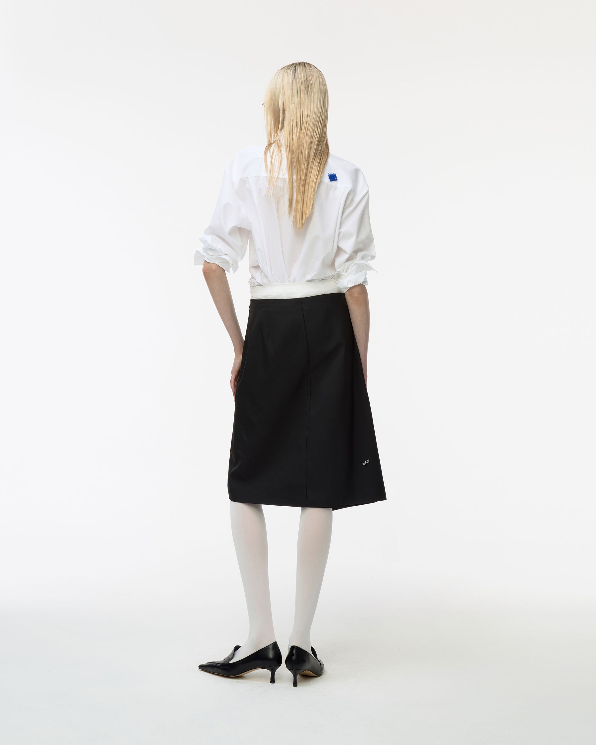 Ader Error - Sig; BL Tag shirt 01 (White) product image 3 | TRAB K-Fashion Australia
