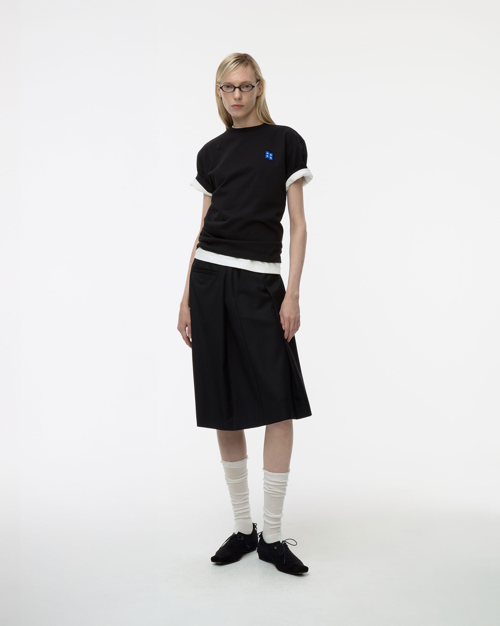 Ader Error - Sig; BL Tag t-shirt 01 (Noir) product image 1 | TRAB K-Fashion Australia