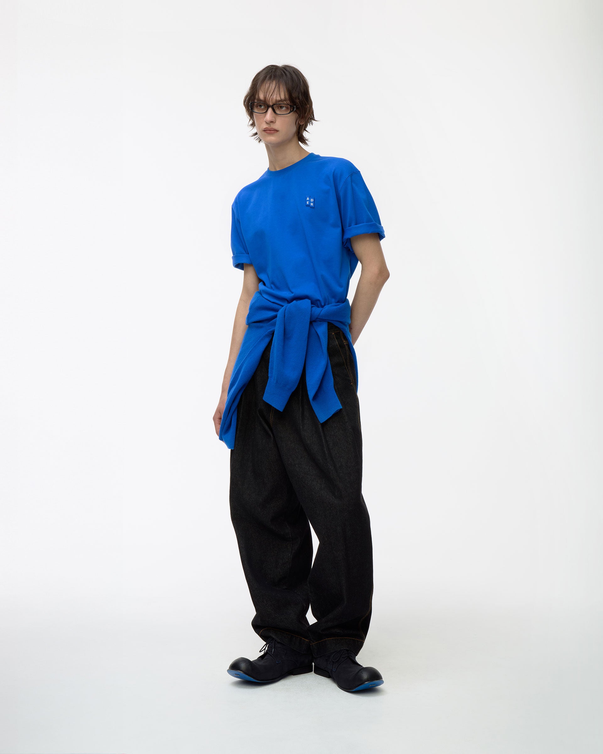 Ader Error - Sig; BL Tag t-shirt 01 (Blue) product image 10 | TRAB K-Fashion Australia