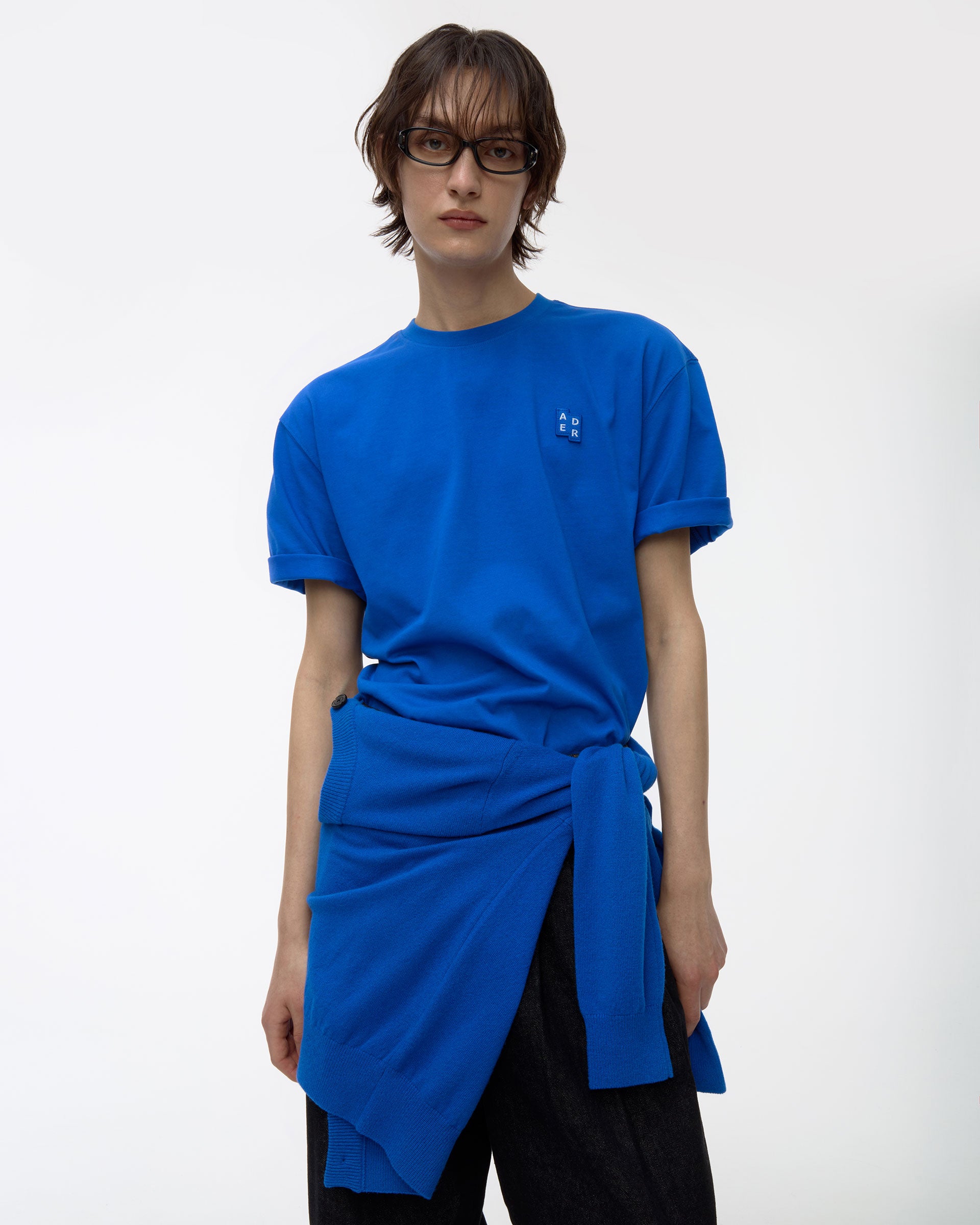 Ader Error - Sig; BL Tag t-shirt 01 (Blue) product image 12 | TRAB K-Fashion Australia