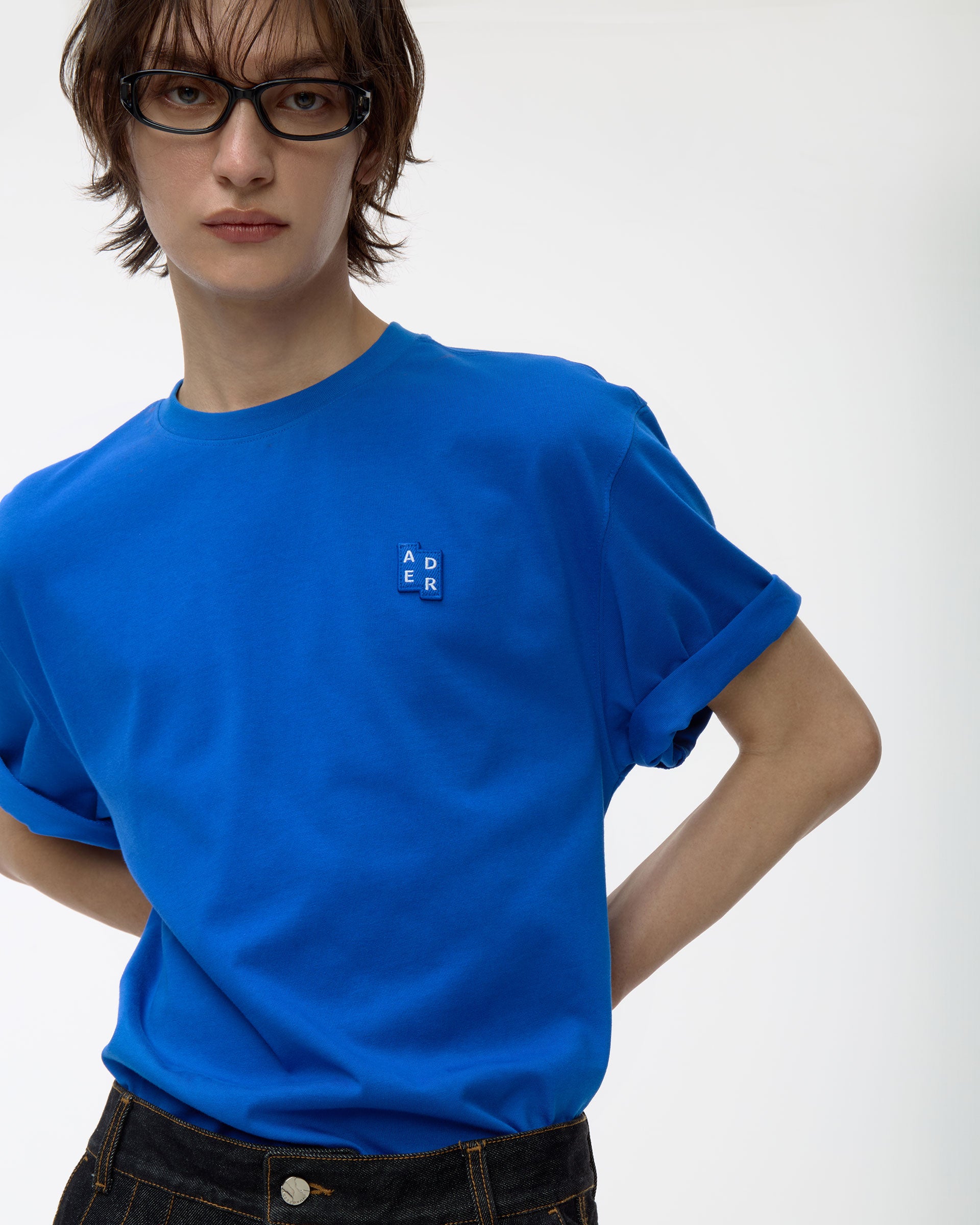 Ader Error - Sig; BL Tag t-shirt 01 (Blue) product image 13 | TRAB K-Fashion Australia