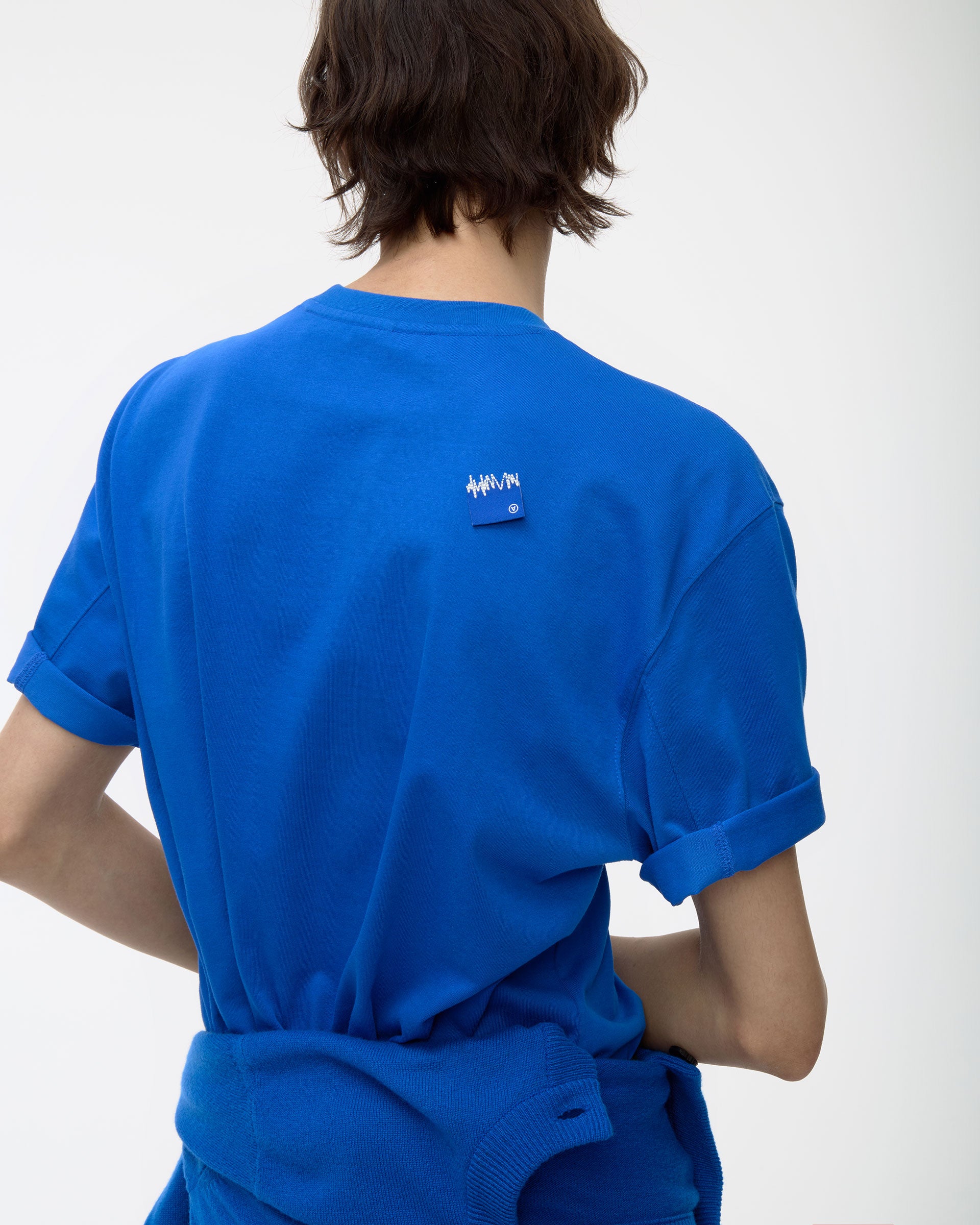 Ader Error - Sig; BL Tag t-shirt 01 (Blue) product image 15 | TRAB K-Fashion Australia