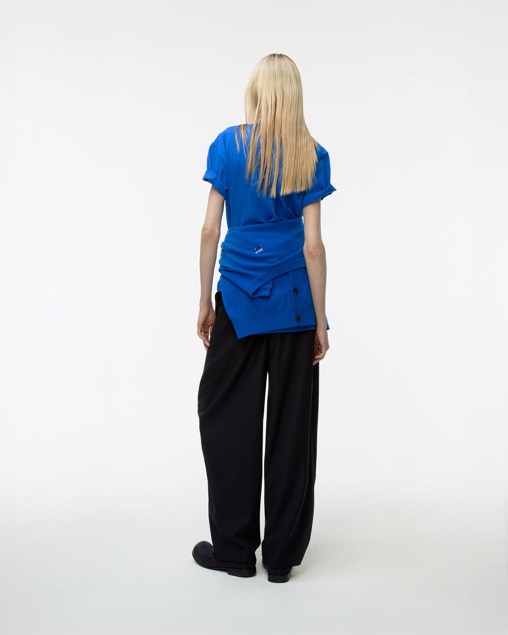 Ader Error - Sig; BL Tag t-shirt 01 (Blue) product image 3 | TRAB K-Fashion Australia
