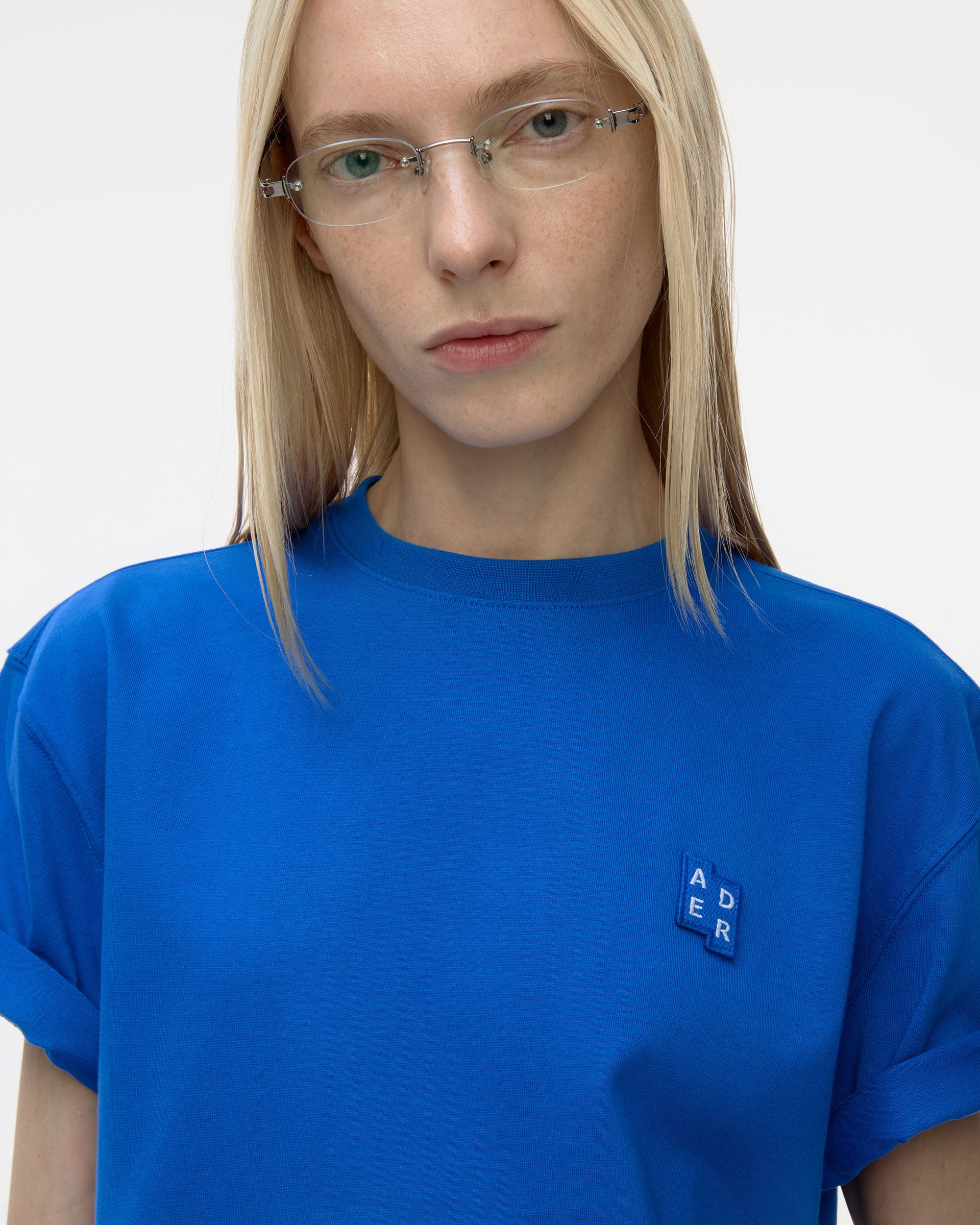 Ader Error - Sig; BL Tag t-shirt 01 (Blue) product image 4 | TRAB K-Fashion Australia