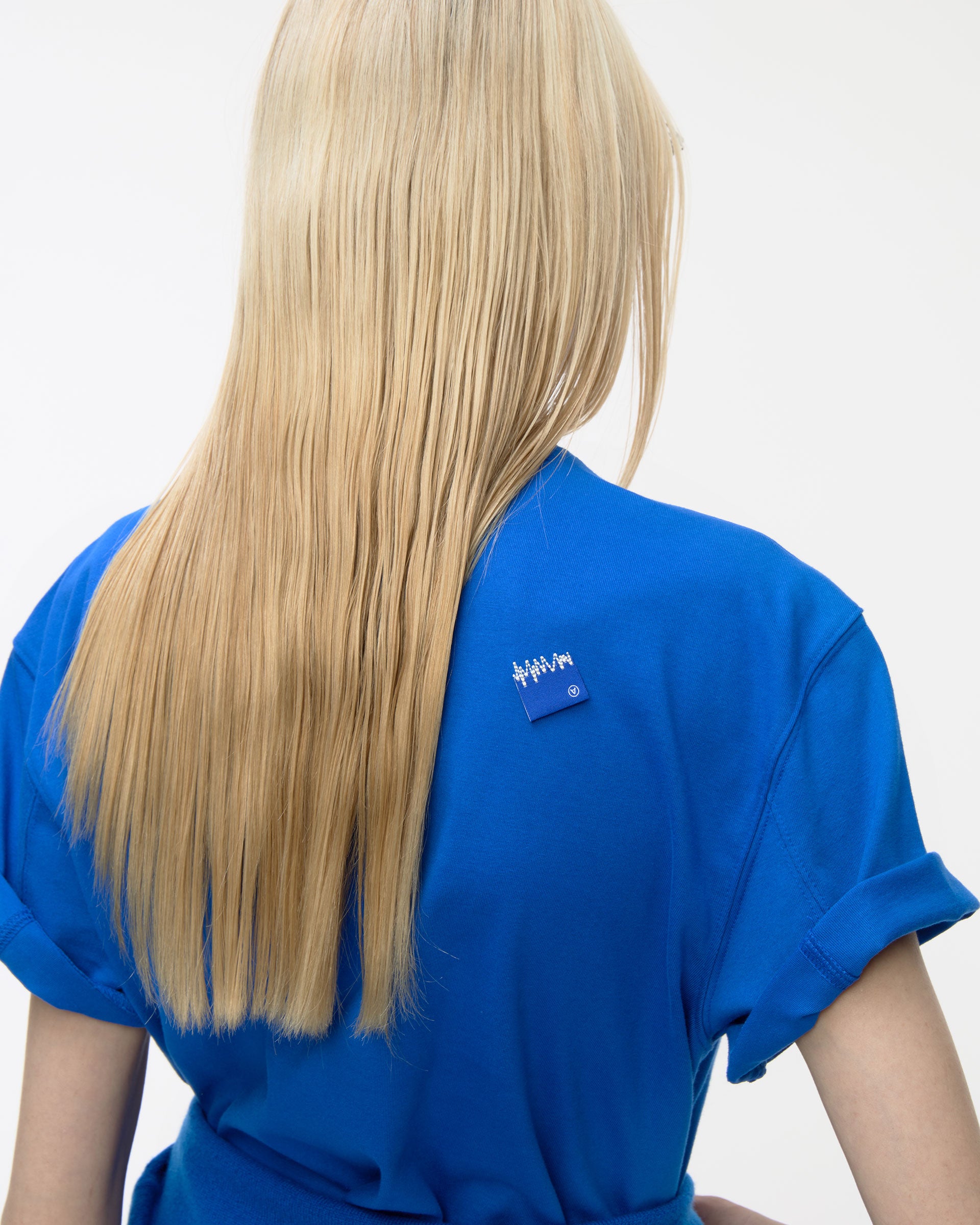 Ader Error - Sig; BL Tag t-shirt 01 (Blue) product image 6 | TRAB K-Fashion Australia