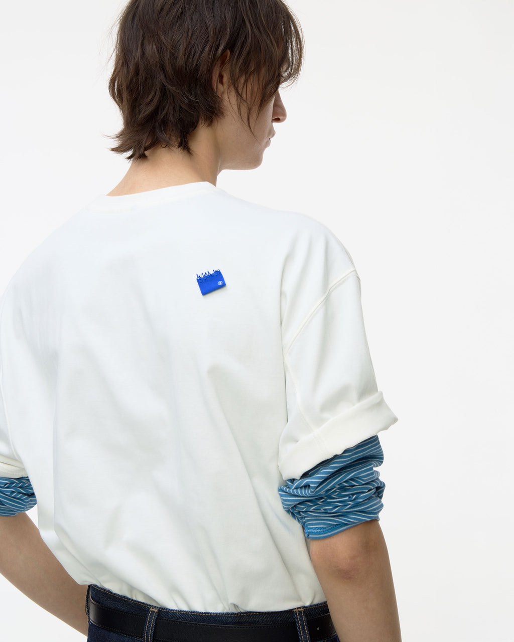 Ader Error - Sig; BL Tag t-shirt 01 (Off White) product image 12 | TRAB K-Fashion Australia