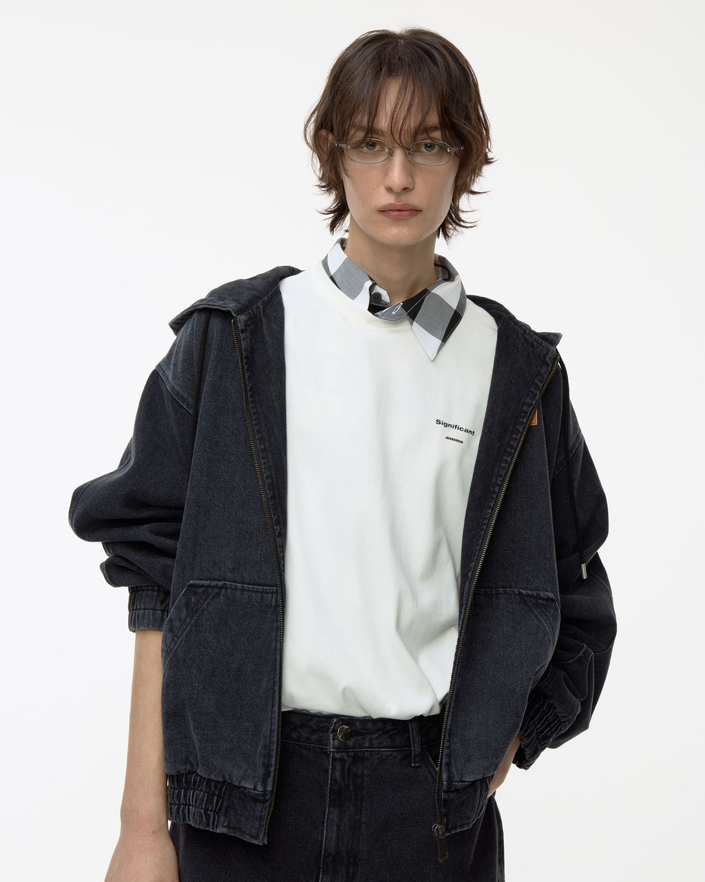 Ader Error - Sig; BL Tag T-shirt 08 (Off White) product image 12 | TRAB K-Fashion Australia