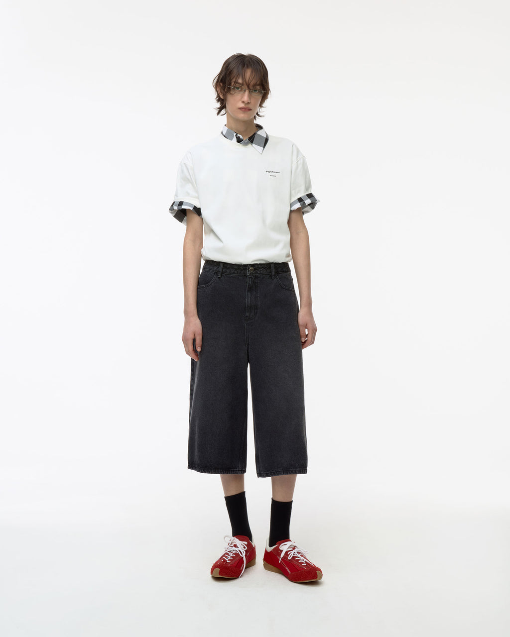 Ader Error - Sig; BL Tag T-shirt 08 (Off White) product image 13 | TRAB K-Fashion Australia