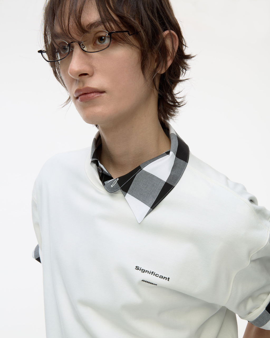 Ader Error - Sig; BL Tag T-shirt 08 (Off White) product image 15 | TRAB K-Fashion Australia