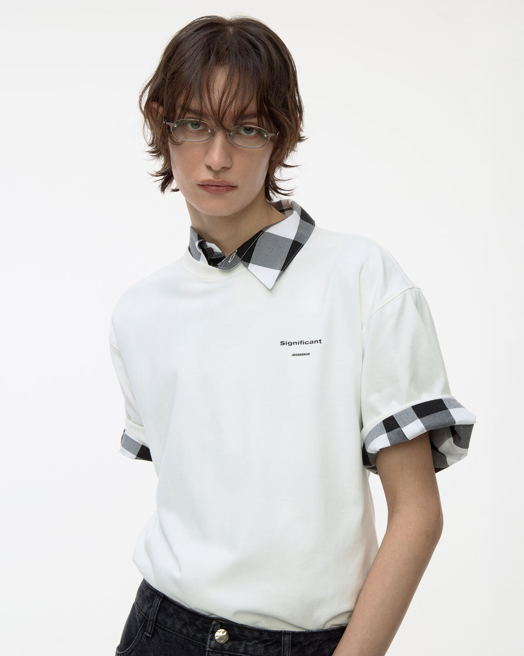 Ader Error - Sig; BL Tag T-shirt 08 (Off White) product image 16 | TRAB K-Fashion Australia