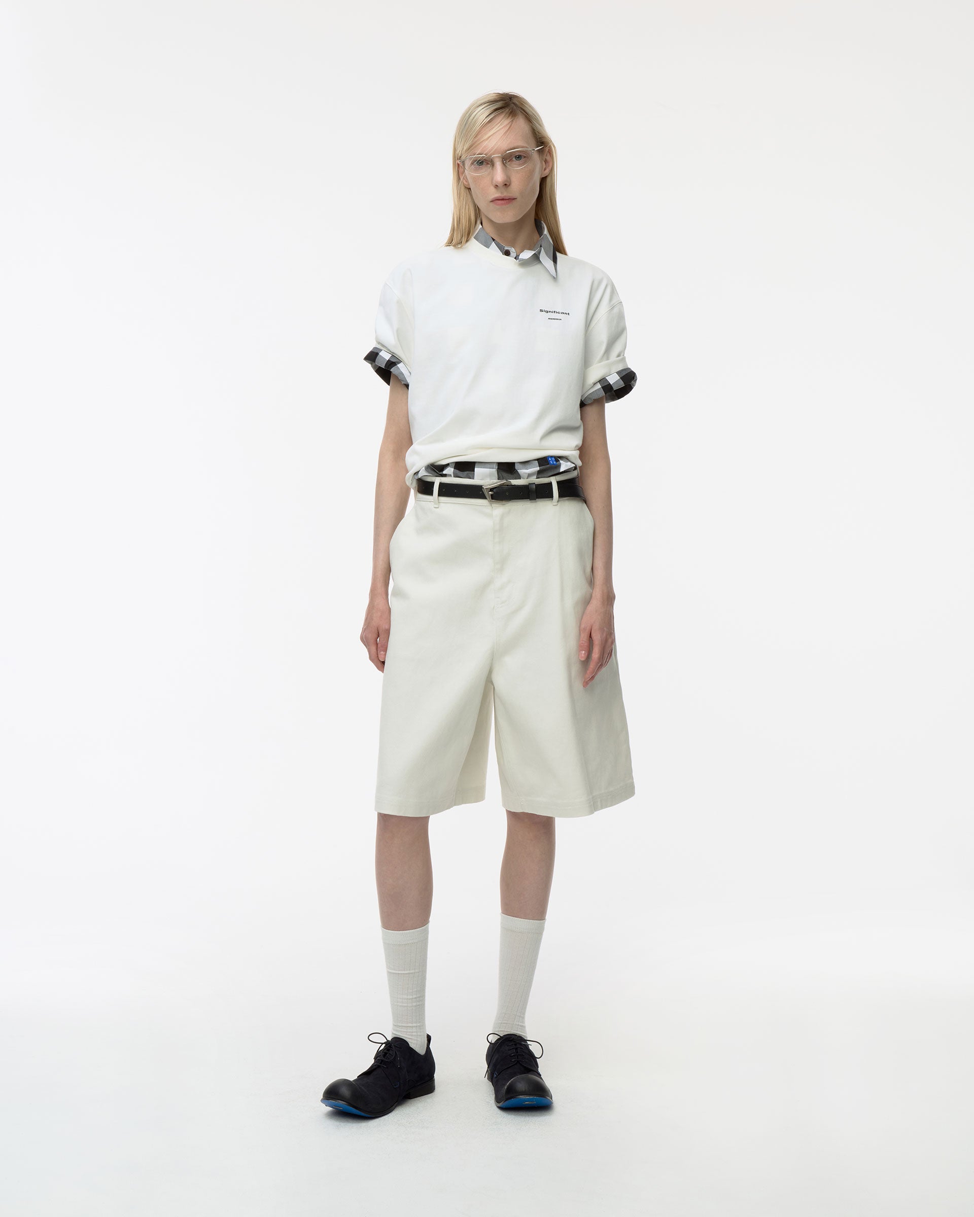 Ader Error - Sig; BL Tag T-shirt 08 (Off White) product image 1 | TRAB K-Fashion Australia