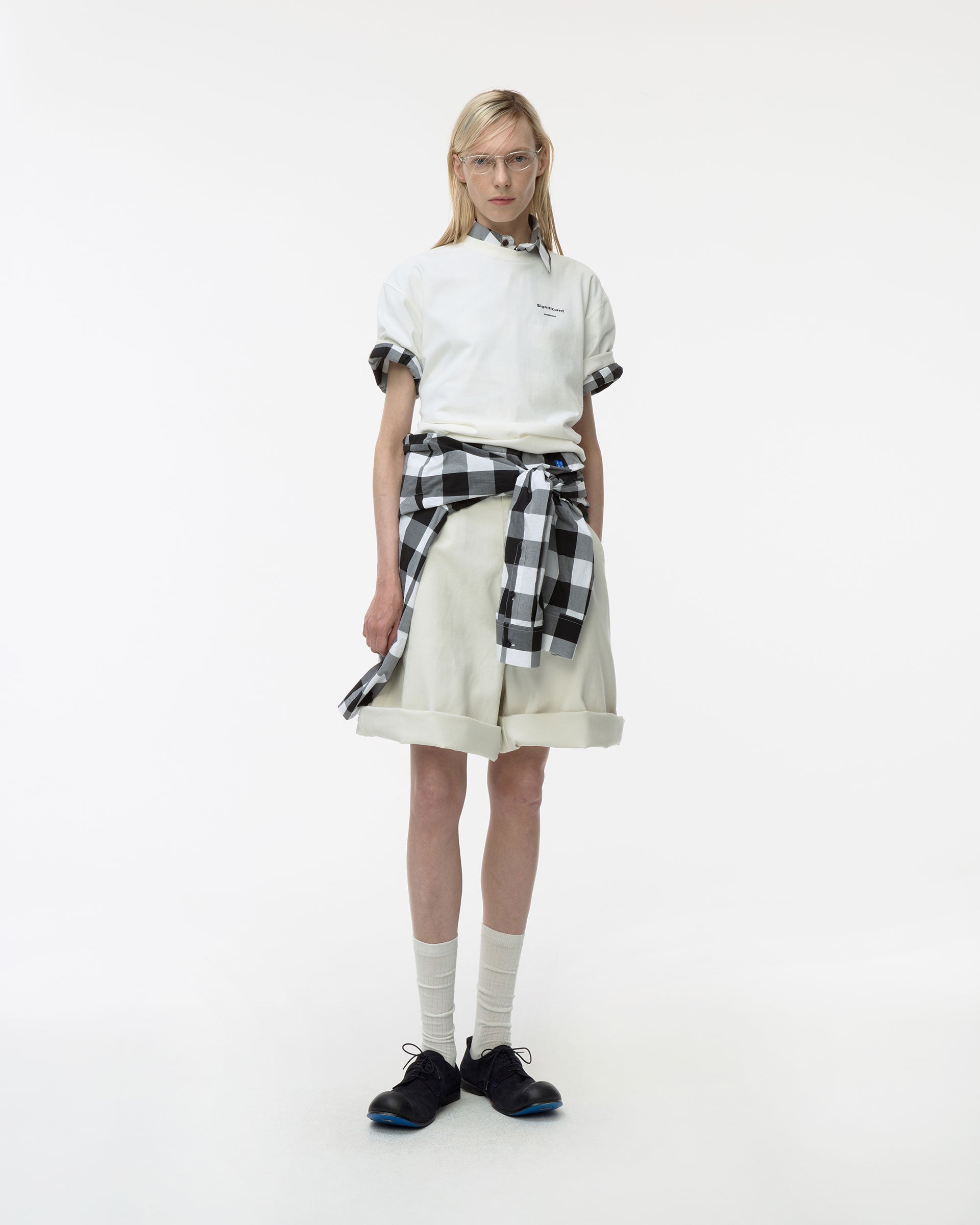 Ader Error - Sig; BL Tag T-shirt 08 (Off White) product image 2 | TRAB K-Fashion Australia