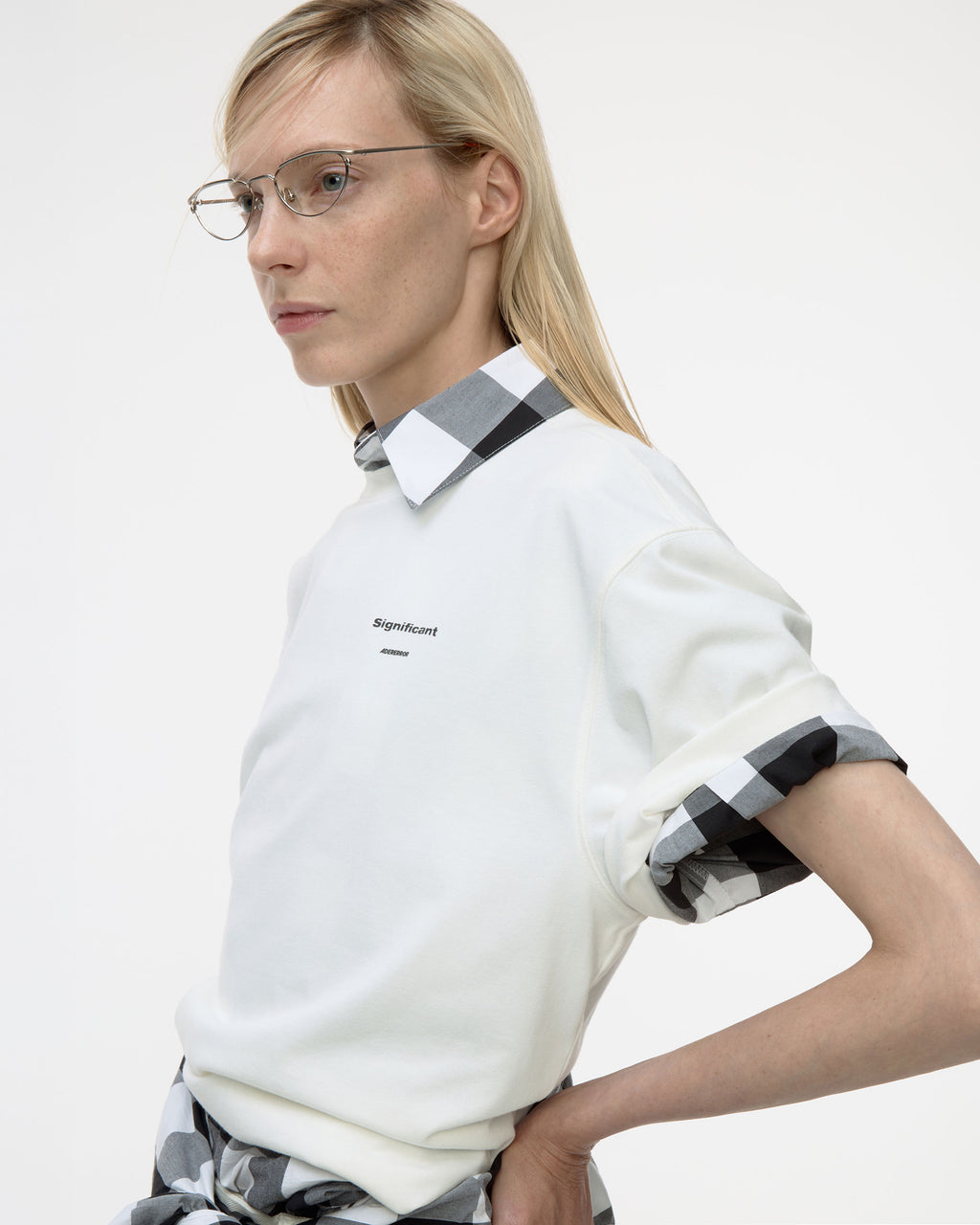 Ader Error - Sig; BL Tag T-shirt 08 (Off White) product image 7 | TRAB K-Fashion Australia